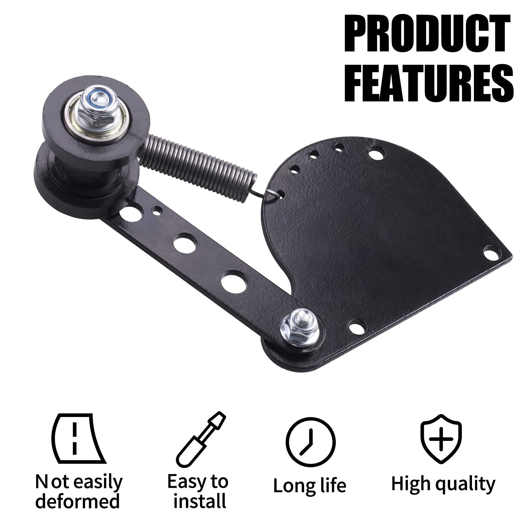 Cncmotok Spring Loaded Chain Tensioner Fit For 49Cc 66Cc 80Cc Engine Motorized Bike 2 Stroke Engine (Black)