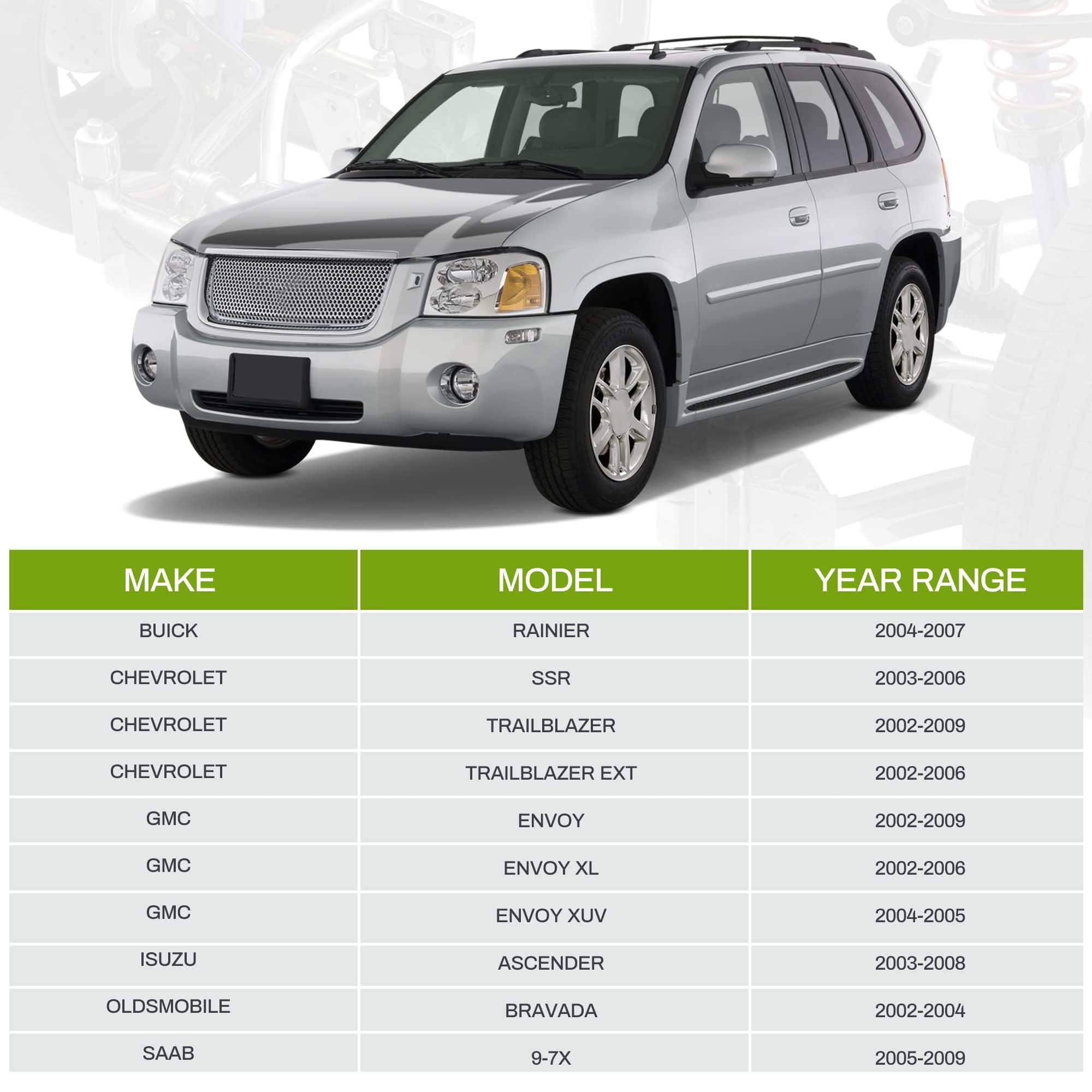 Autosaver88 Front Upper Control Arm Kit Compatible With 2002-2009 Chevy Ssr/Trailblazer, 2004-2007 Buick Rainier, 2002-2009 Gmc