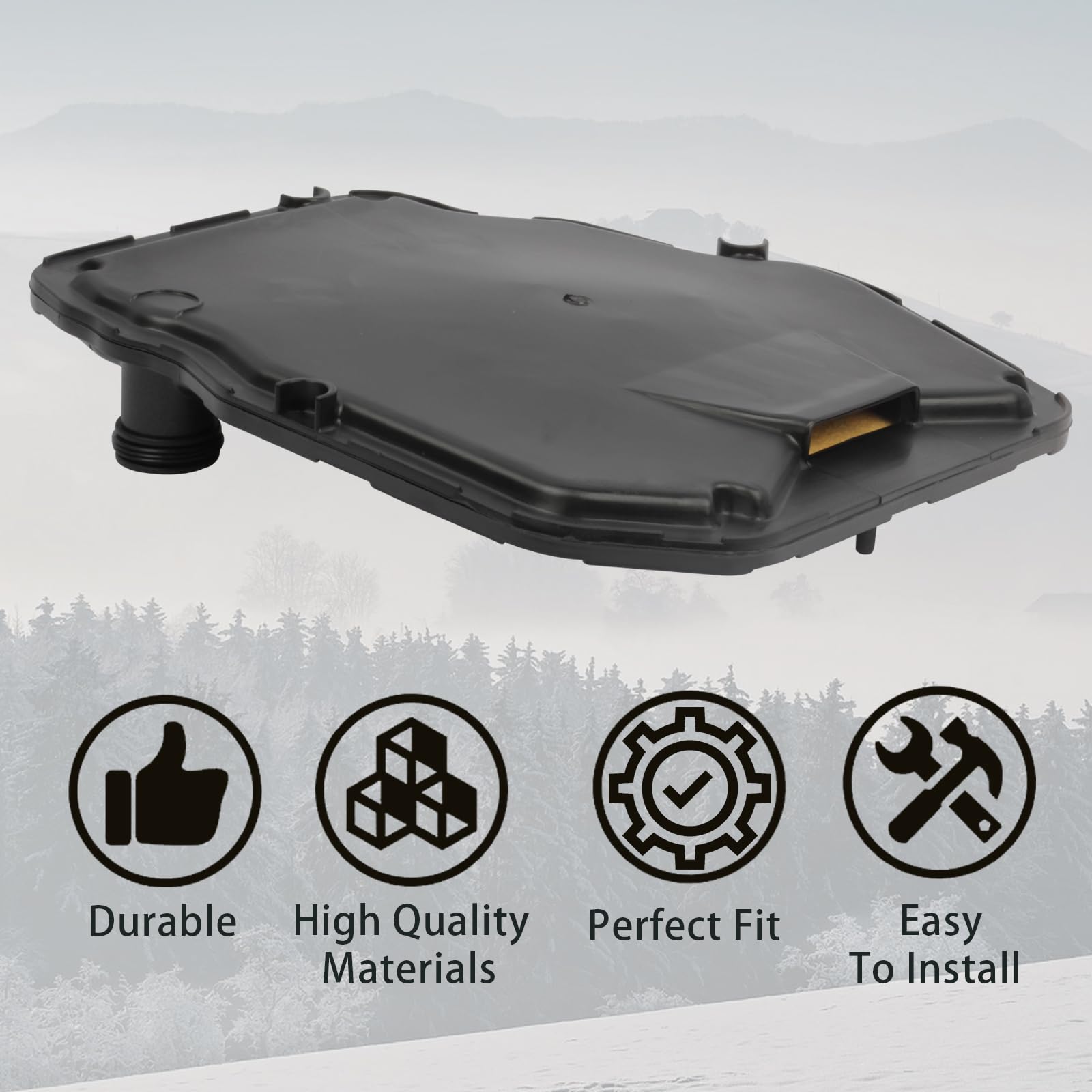 4L60E Transmission Filter with Gasket Kits Compatible with Chevy T-ahoe B-lazer S-ilverado 1500 2500 G-MC S-avana S-ierra Y-ukon