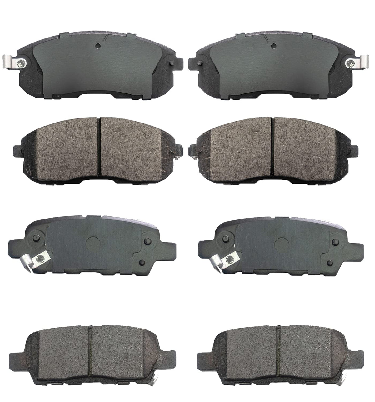 EXPPOWER Front & Rear Ceramic Brake Pads Replacement for 2007-2010 2011 2012 2013 Nissan Altima(D815+D905)