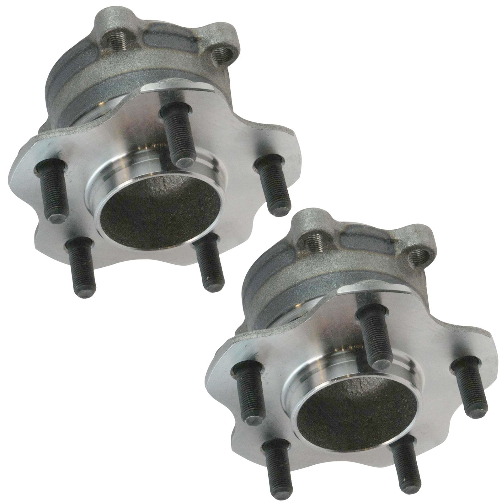 Trq Rear Wheel Hub Bearings Assembly Set Compatible With 2009-2014 Nissan Murano 2011-2017 Quest