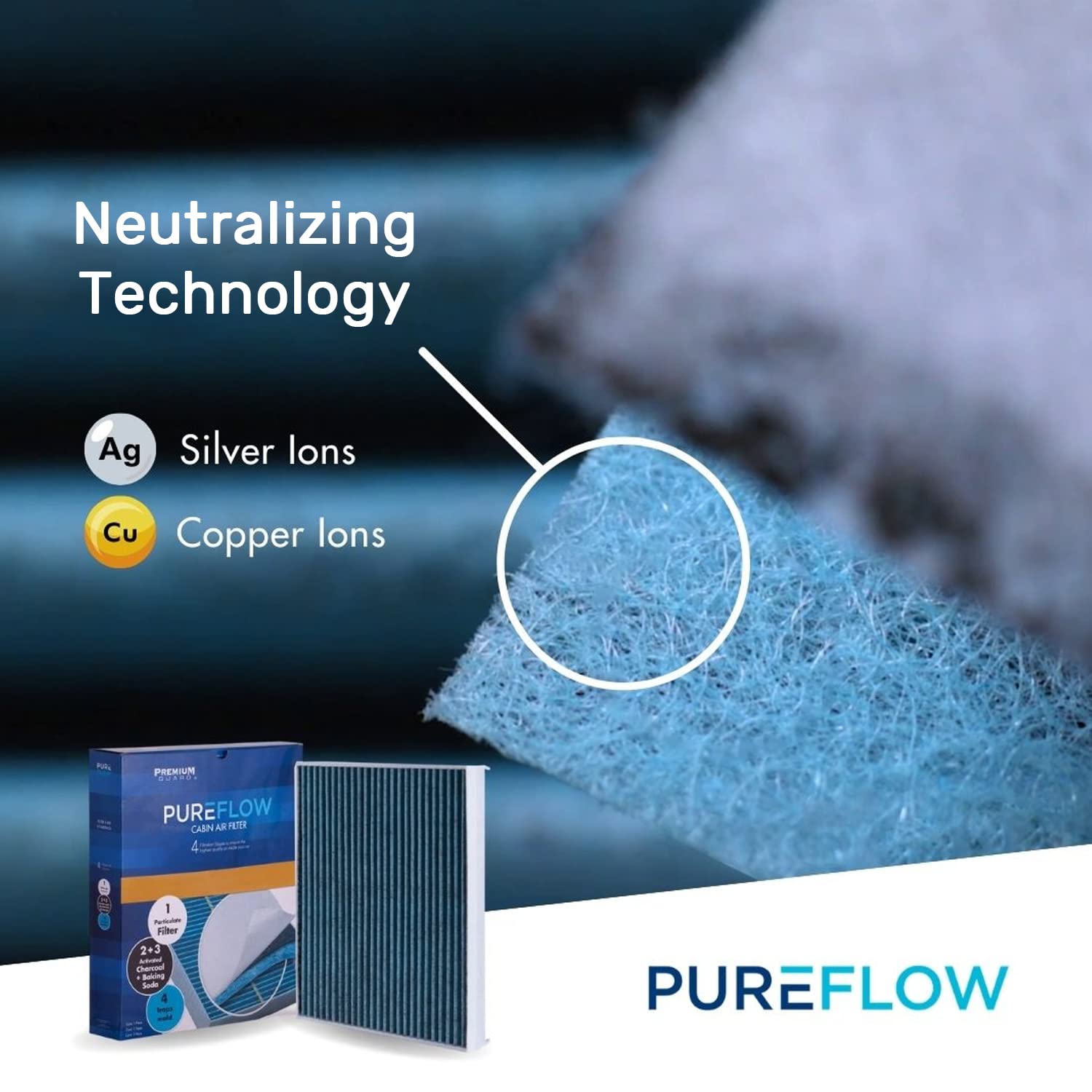 Pureflow Cabin Air Filter Pc99452X | Fits 2019-2025 Nissan Altima, 2021-2025 Rogue, 2020-2025 Sentra, 2022-2025 Pathfinder, 2019-2025 Infiniti Qx50, 2019-2024 Qx80, 2022-2025 Qx60