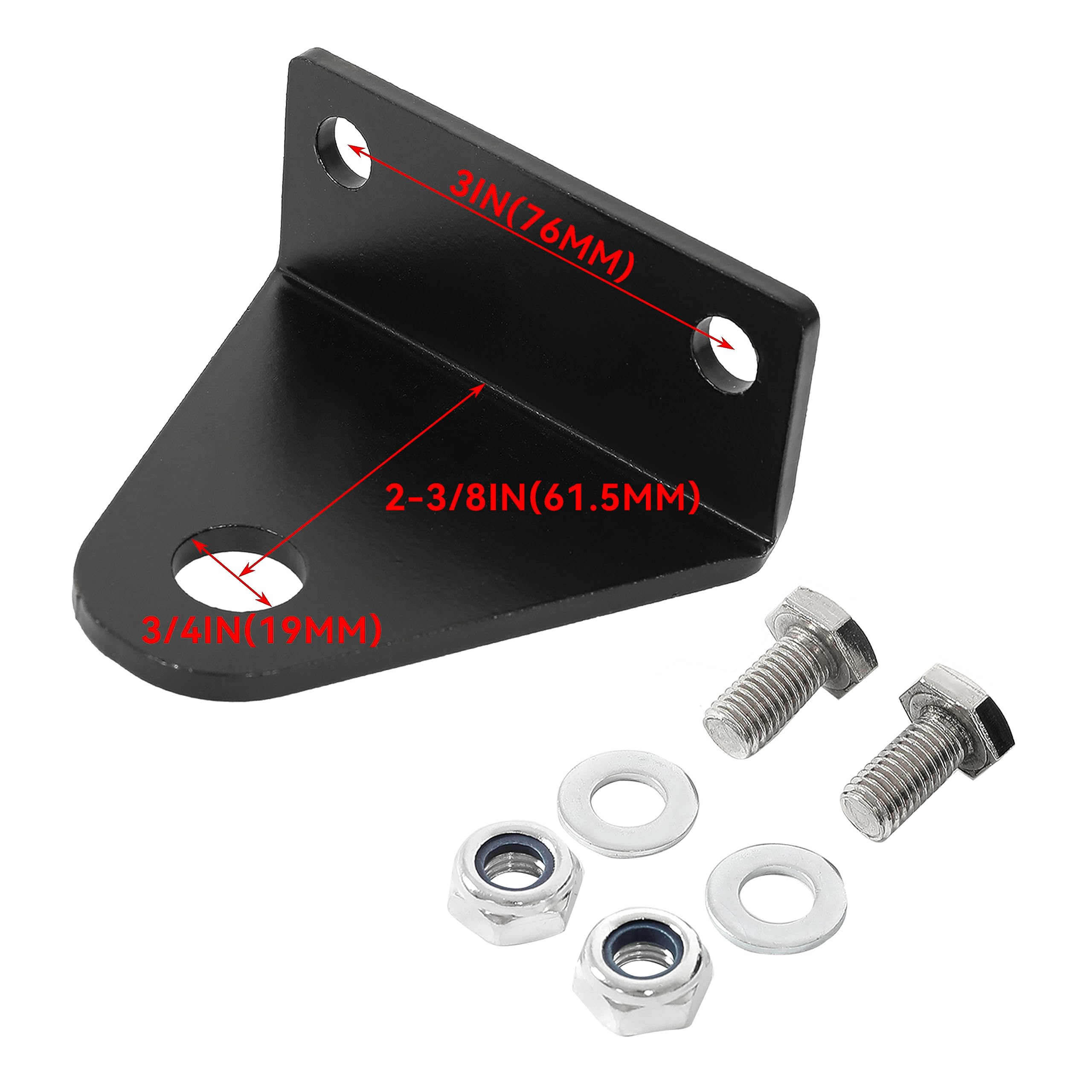 Ecotric Universal Zero Turn Mower Trailer Tow Hitch 3'' Mount Compatible With Scag Turf Tiger Stt/Freedmon Z Sfz/Liberty Z Szl M