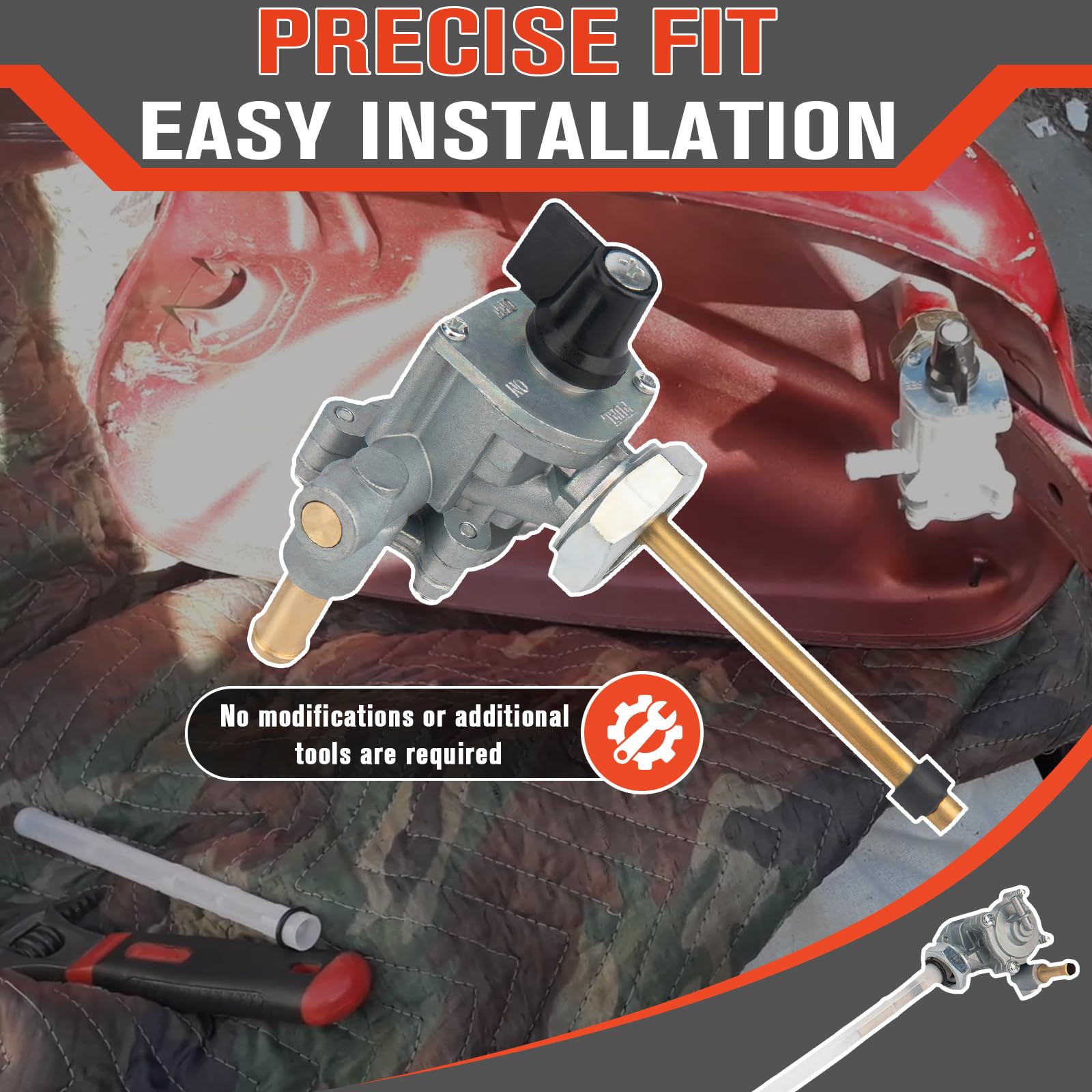 Vt750C Fuel Petcock Valve Gas Tank Switch For Honda Shadow Aero Vt750Ca Vt750C2 Vt750C2F 2007-2009 Replace 16950-Meg-023 By Topemai