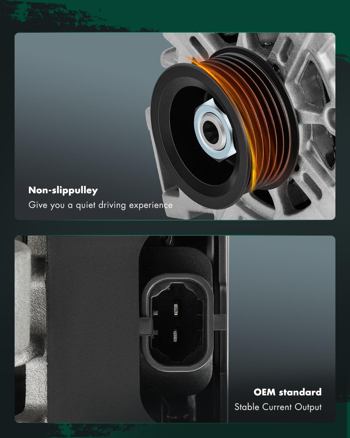 SCITOO High Output Alternator 150Amp 3.0L/3.6L 11932 Replacement New for Buick for LaCrosse 2010-2016,for Chevy for Equinox 2010