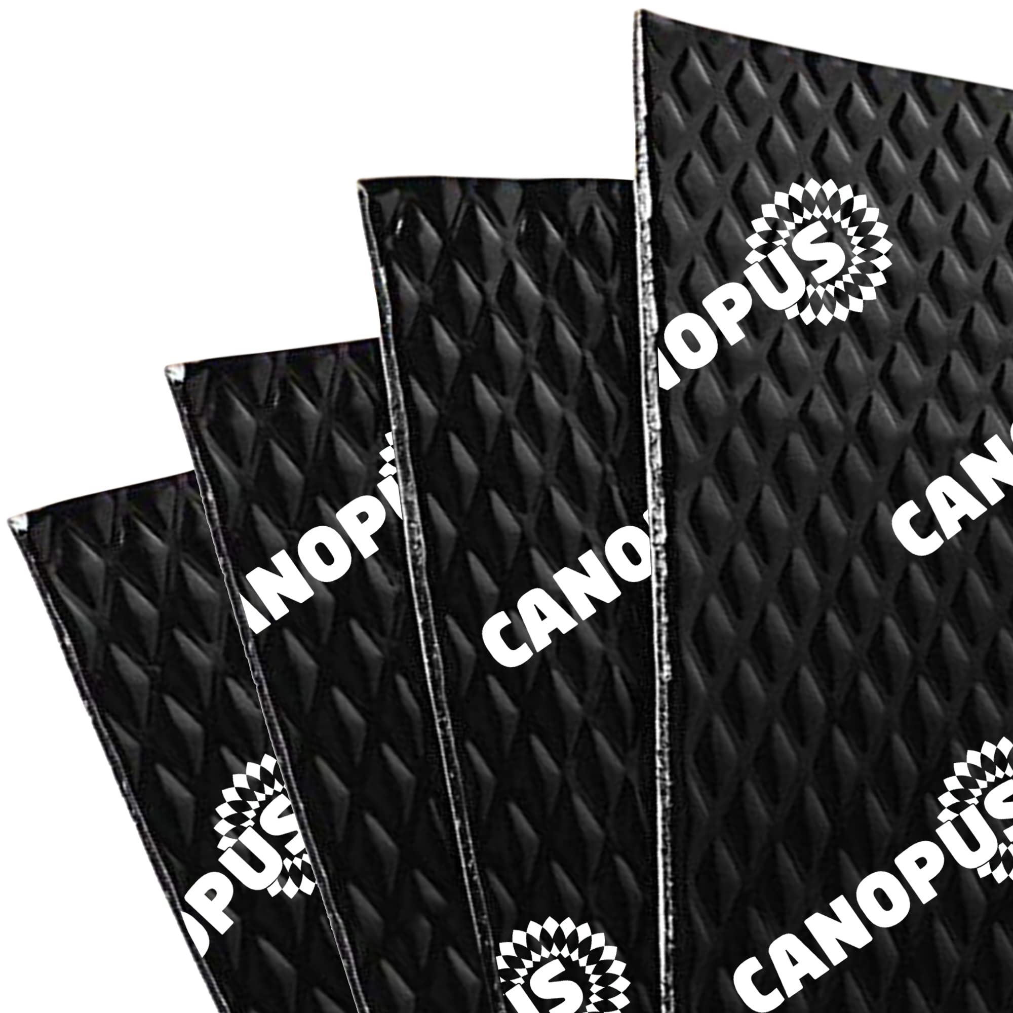 Canopus Car Sound Deadening Mat, 80 Mil 5 Sqft, Pack Of 5 Sheets, Butyl Sound Deadener Mat, Audio Car Sound Dampening Material F
