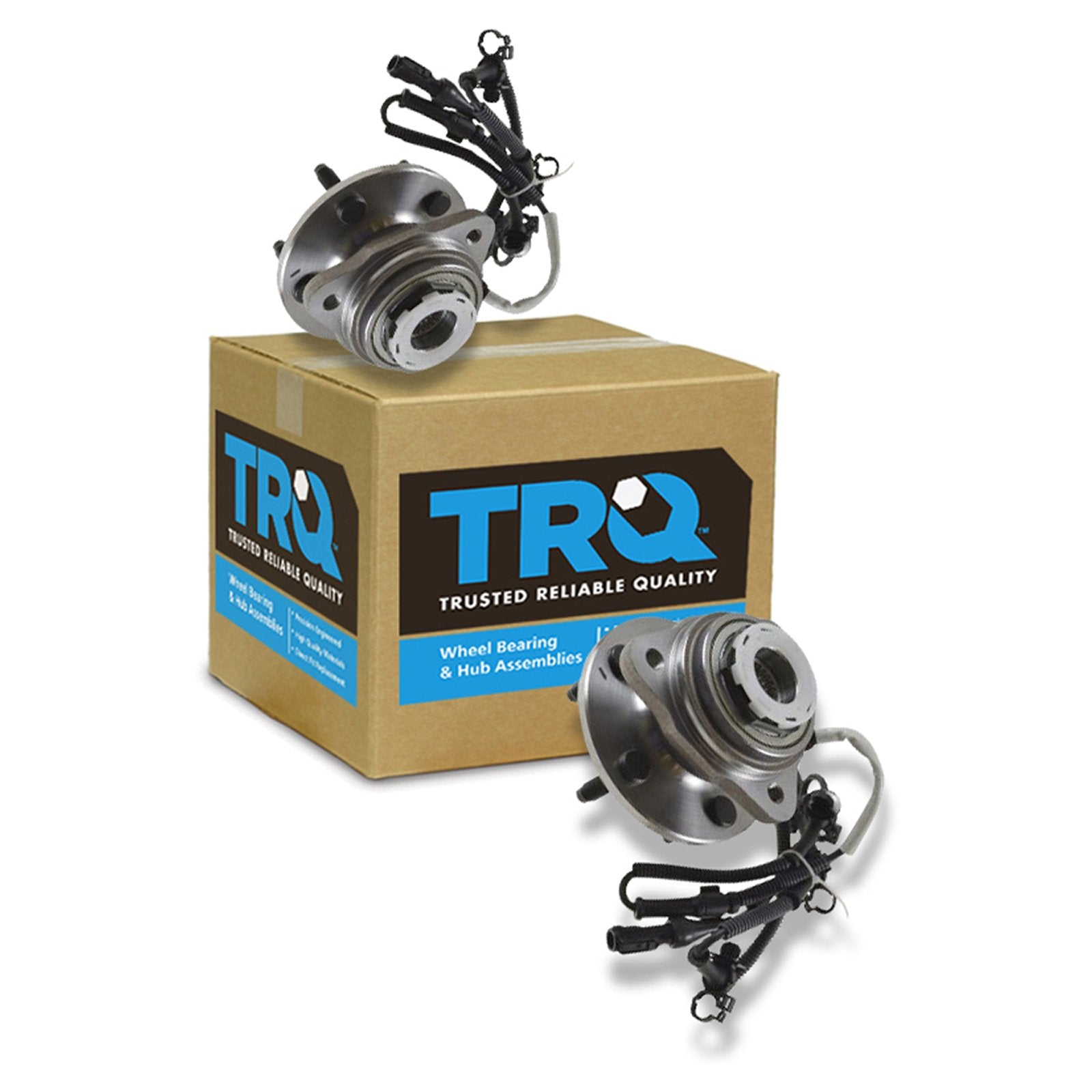 Trq Front Wheel Hub Bearings Assembly Set Compatible With 1998-2000 Ford Ranger Mazda B4000