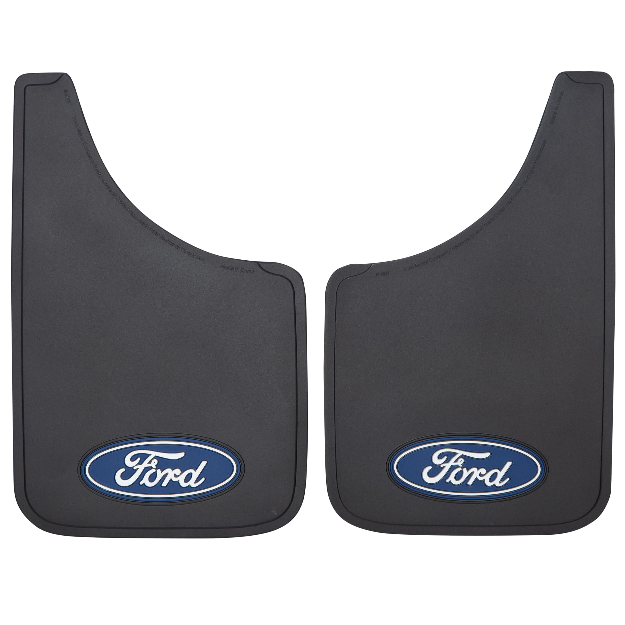 PLASTICOLOR Ford Blue Oval Easy Fit Mud Guard - Set of 2
