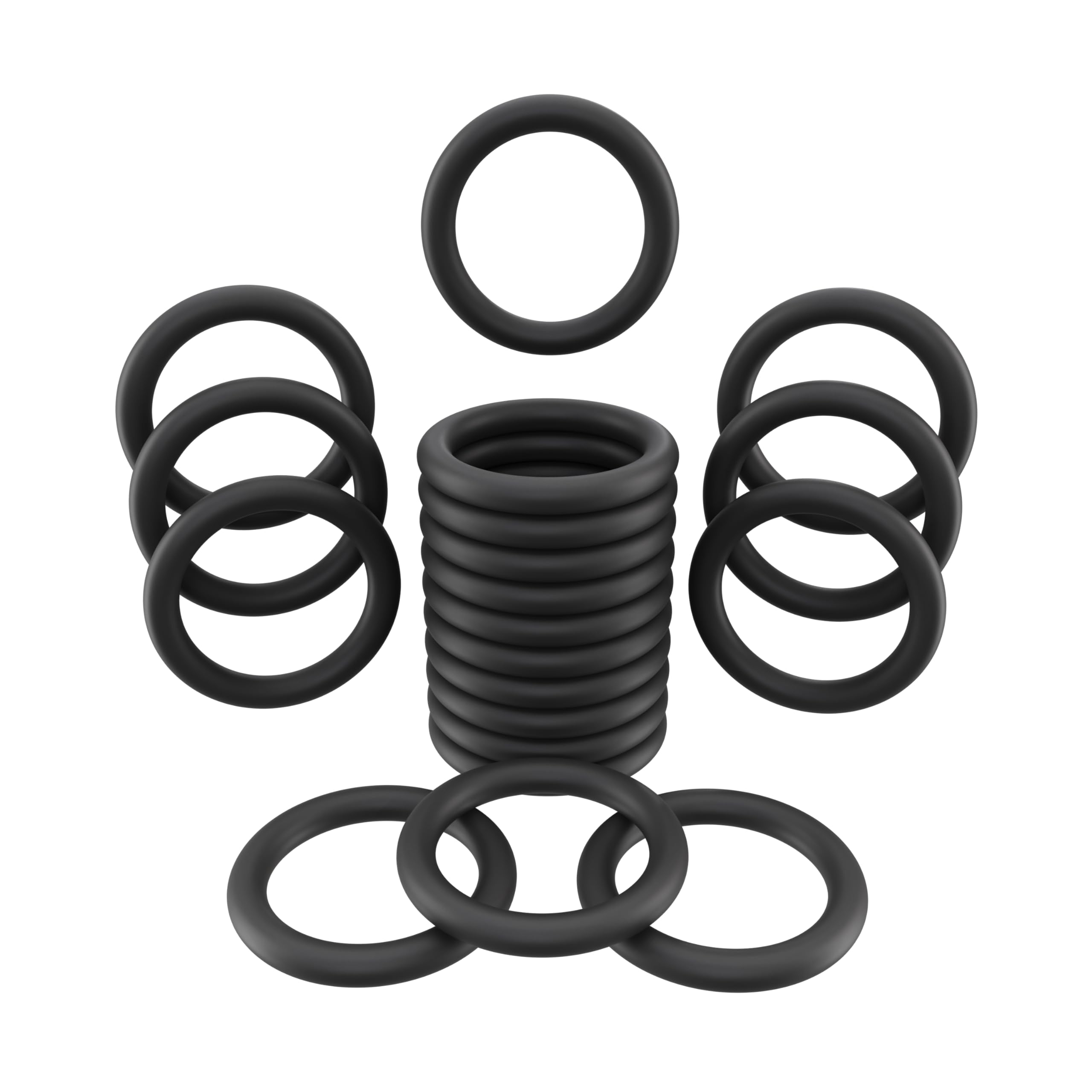 20 Pcs Oil Drain Plug Rubber O-Ring Gasket - 11Mm Replacement For Harley Davidson Engine And Transmission Drain Plug Oem 11105 F