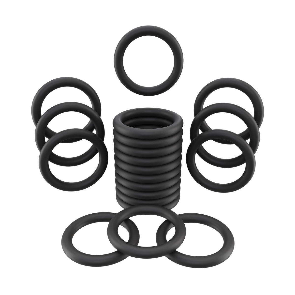 20 Pcs Oil Drain Plug Rubber O-Ring Gasket - 11Mm Replacement For Harley Davidson Engine And Transmission Drain Plug Oem 11105 F