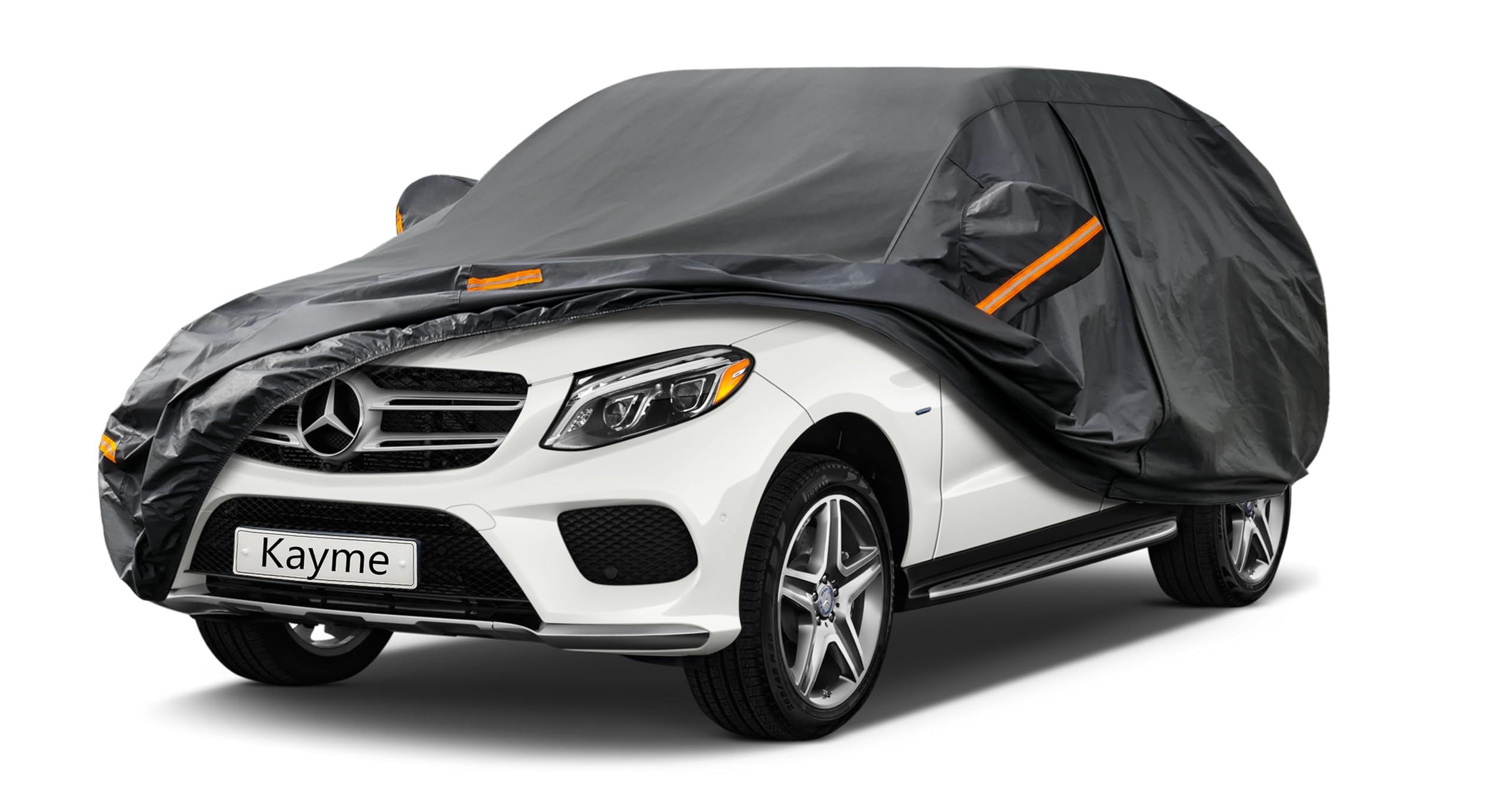 Kayme 7 Layers Suv Car Cover Custom Fit For Mercedes Benz Gle 350 450 (2015-2024) Waterproof All Weather For Automobiles, Outdoo