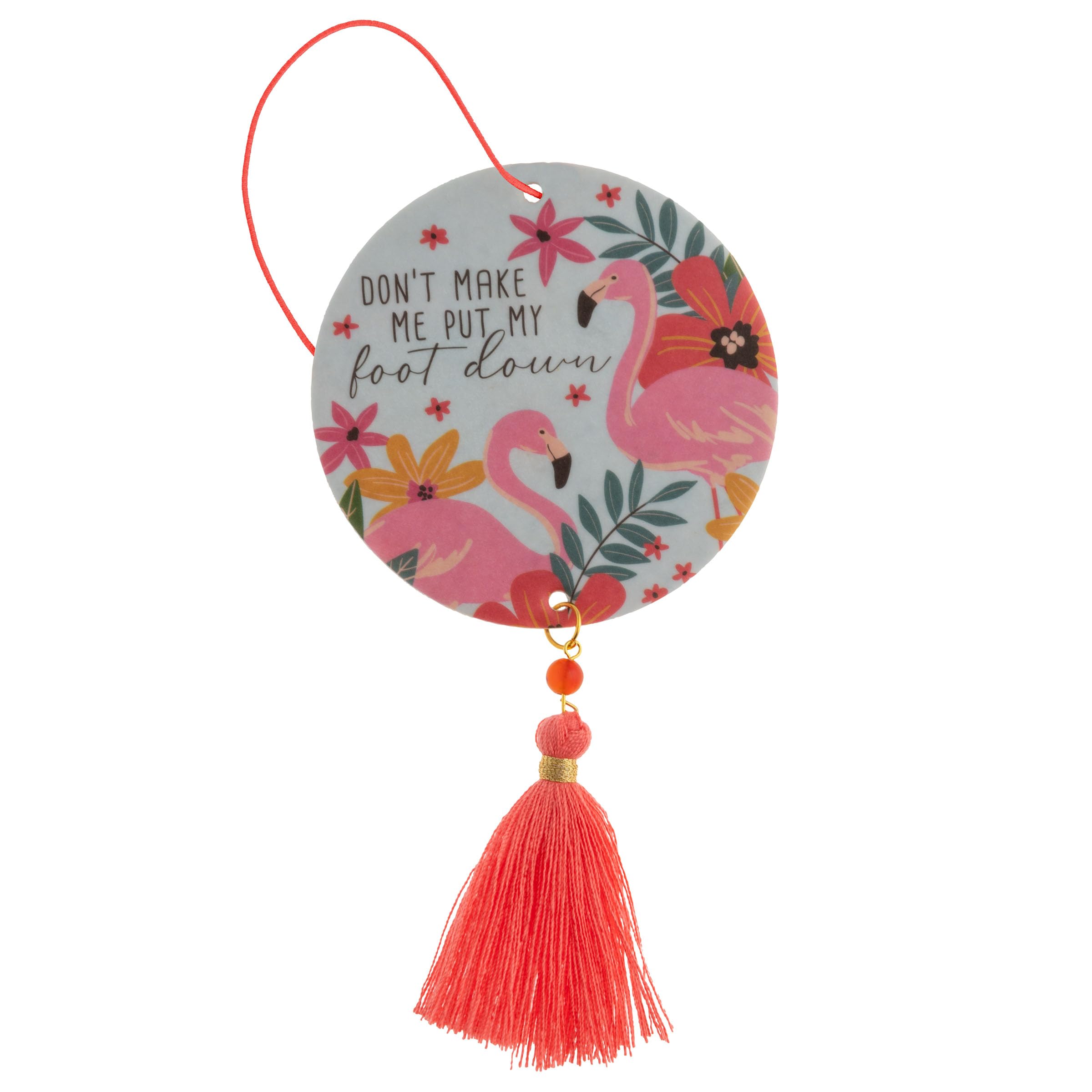 Karma, Essential Oil Air Freshener For Cars Set Of 2, Home & Office - Colorful Decorative Hanging Air Freshener With Tassel, Fla