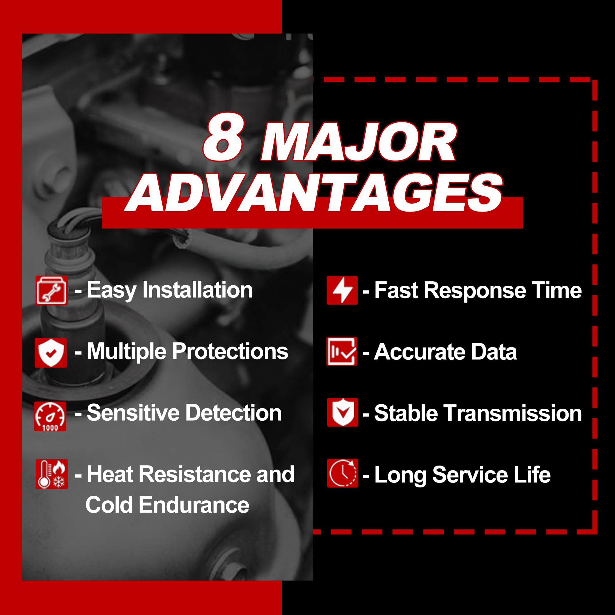 UNITHUB Oxygen Sensor Upstream Downstream 234-4587 15510 Compatible for Chrysler 300 Town Country Dodge Dakota Durango Charger J