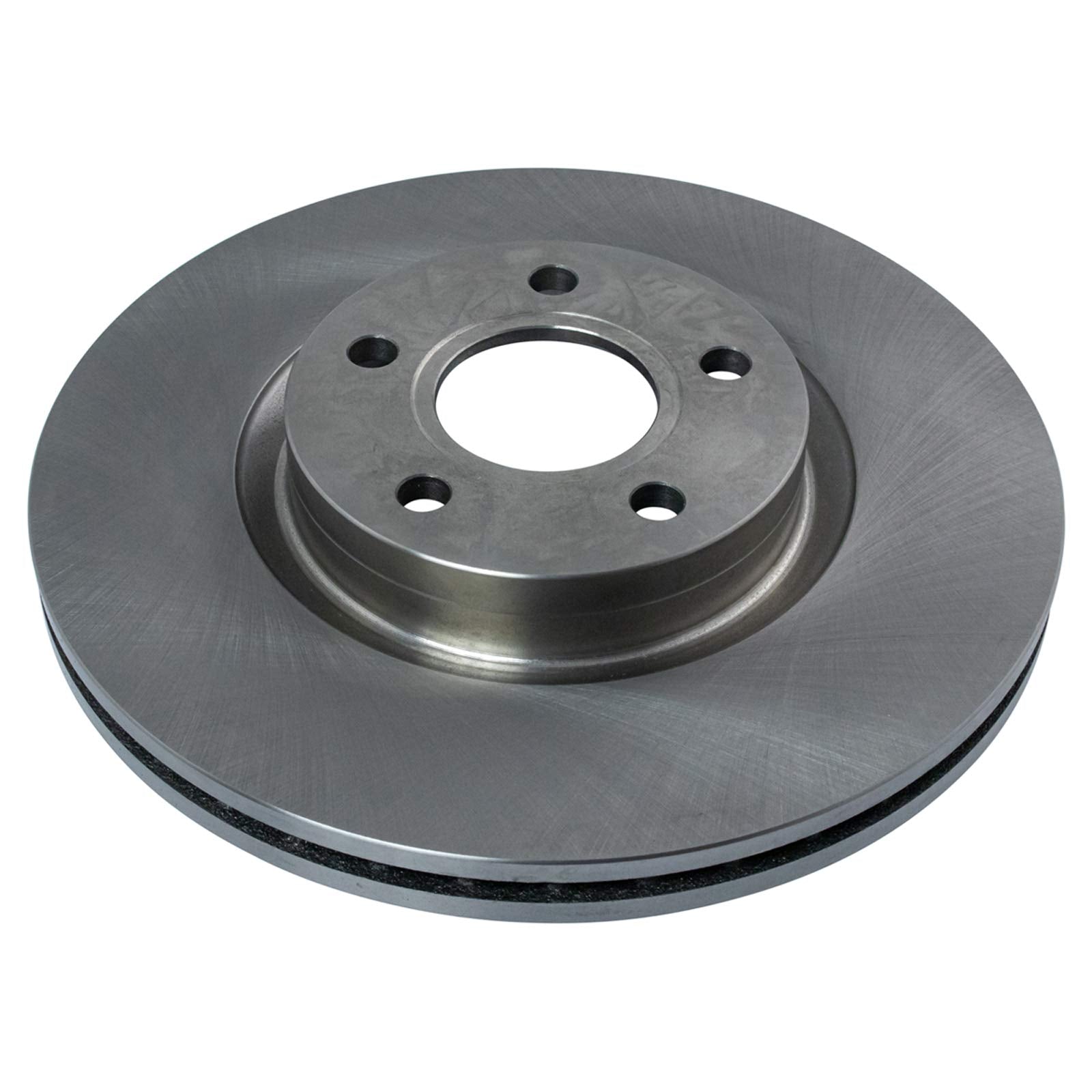 Trq Front Brake Pad & Rotor Kit Semi-Metallic Compatible With 2013-2017 Ford C-Max 2013-2019 Escape 2008-2013 Volvo C30 2006-201