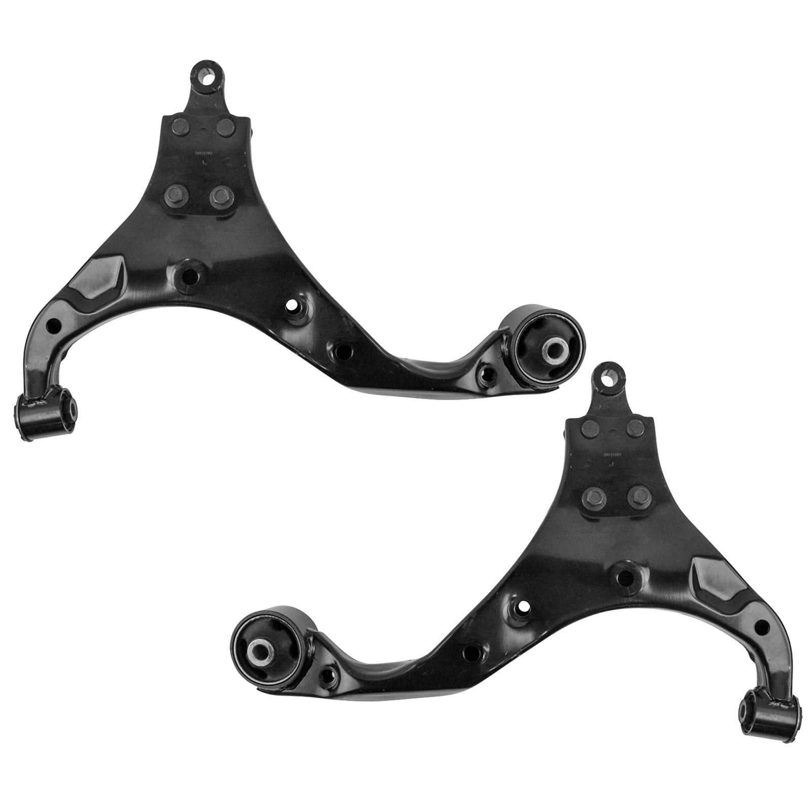 TRQ Front Lower Control Arm with Ball Joint Set Compatible with 2005-2009 Hyundai Tucson 2005-2010 Kia Sportage