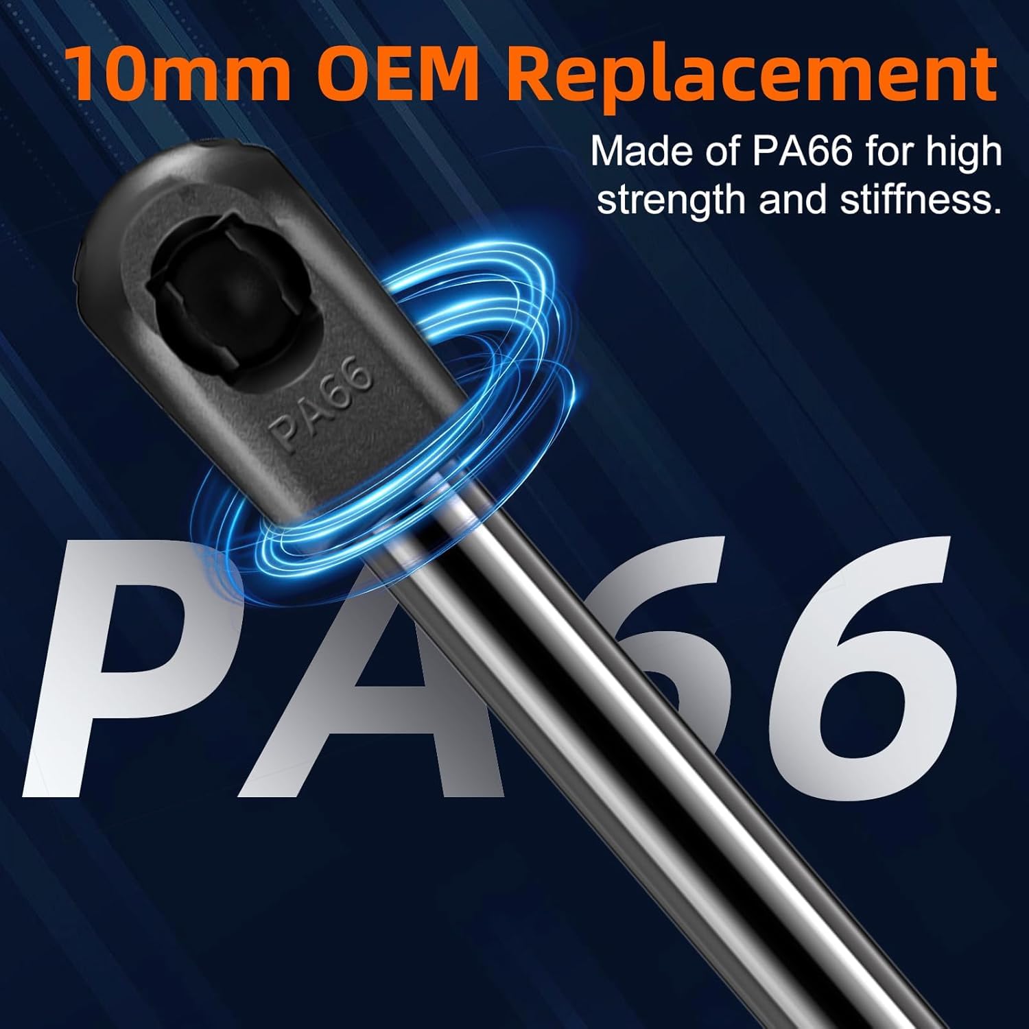 Qty(2) St270P-80 27In Gas Strut Spring - 80Lb/356N - Undercover Gas Prop Shock Lift Support For Truck Bed Pickup Tonneau Cover,