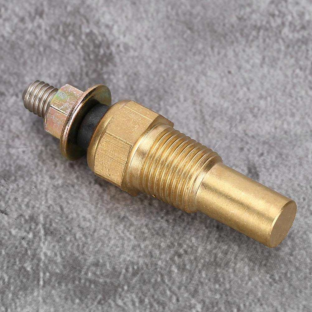 Suuonee Electrical Temperature Sender, Water Oil Temp Temperature 1/8 Npt Electrical Sender Transmitter Sending Unit Temp Sensor