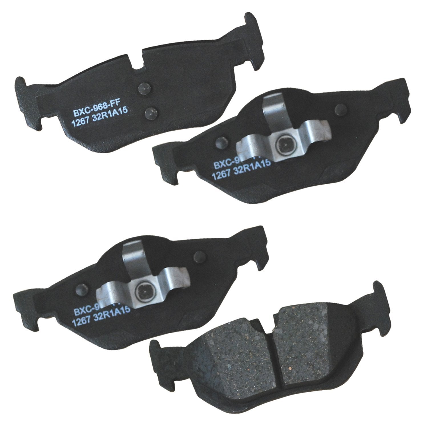 Bendix Premium Sbc1267 Ceramic Rear Brake Pads For Select Models Bmw 120I, 125I, 128I, 130I, 323I, 325I, 325Xi, 328I, 328I Xdriv