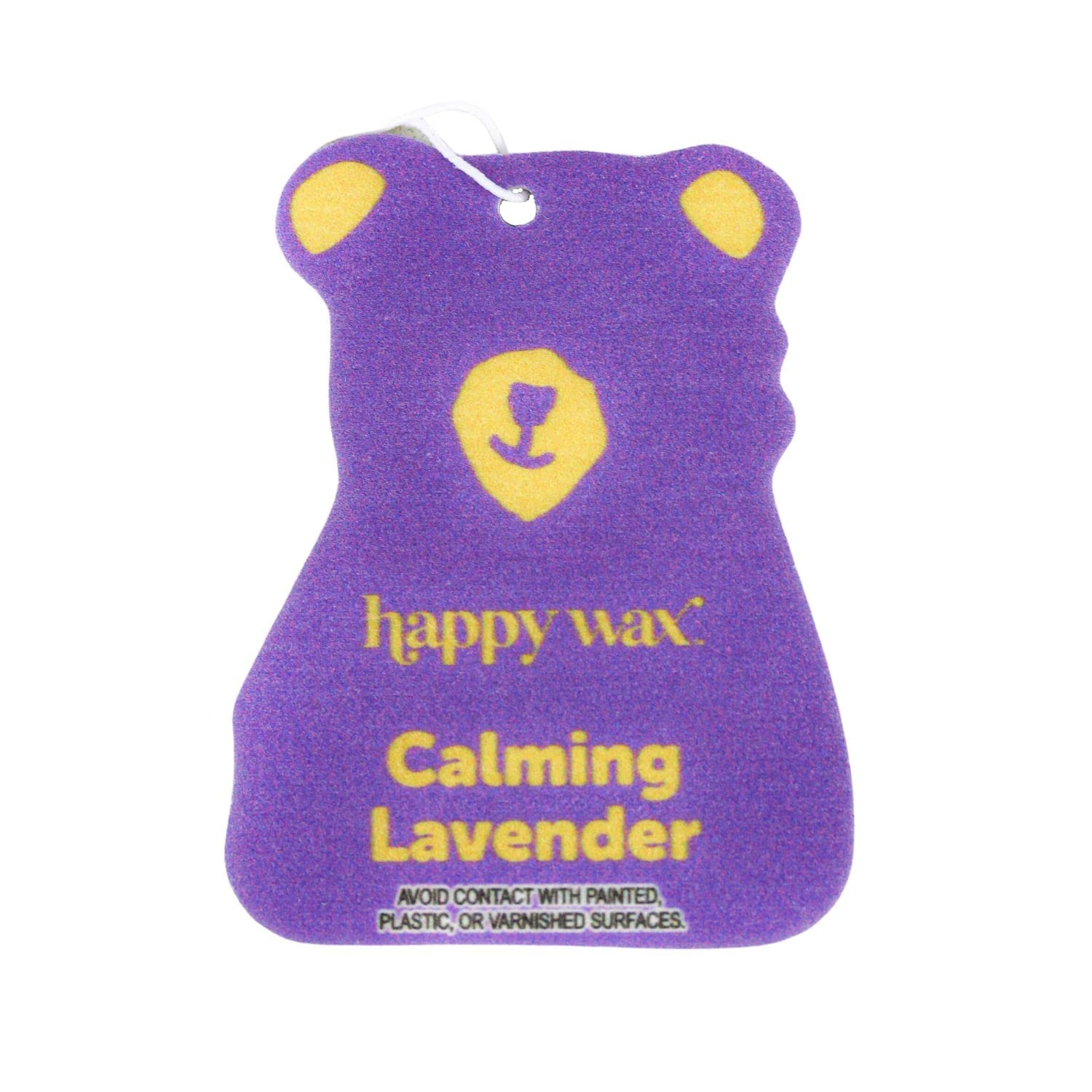 Happy Wax Relax And Refresh Mix Hanging Car Cub Air Fresheners Infused With Natural Essential Oils, 4 Ct. Variety Pack - Contain