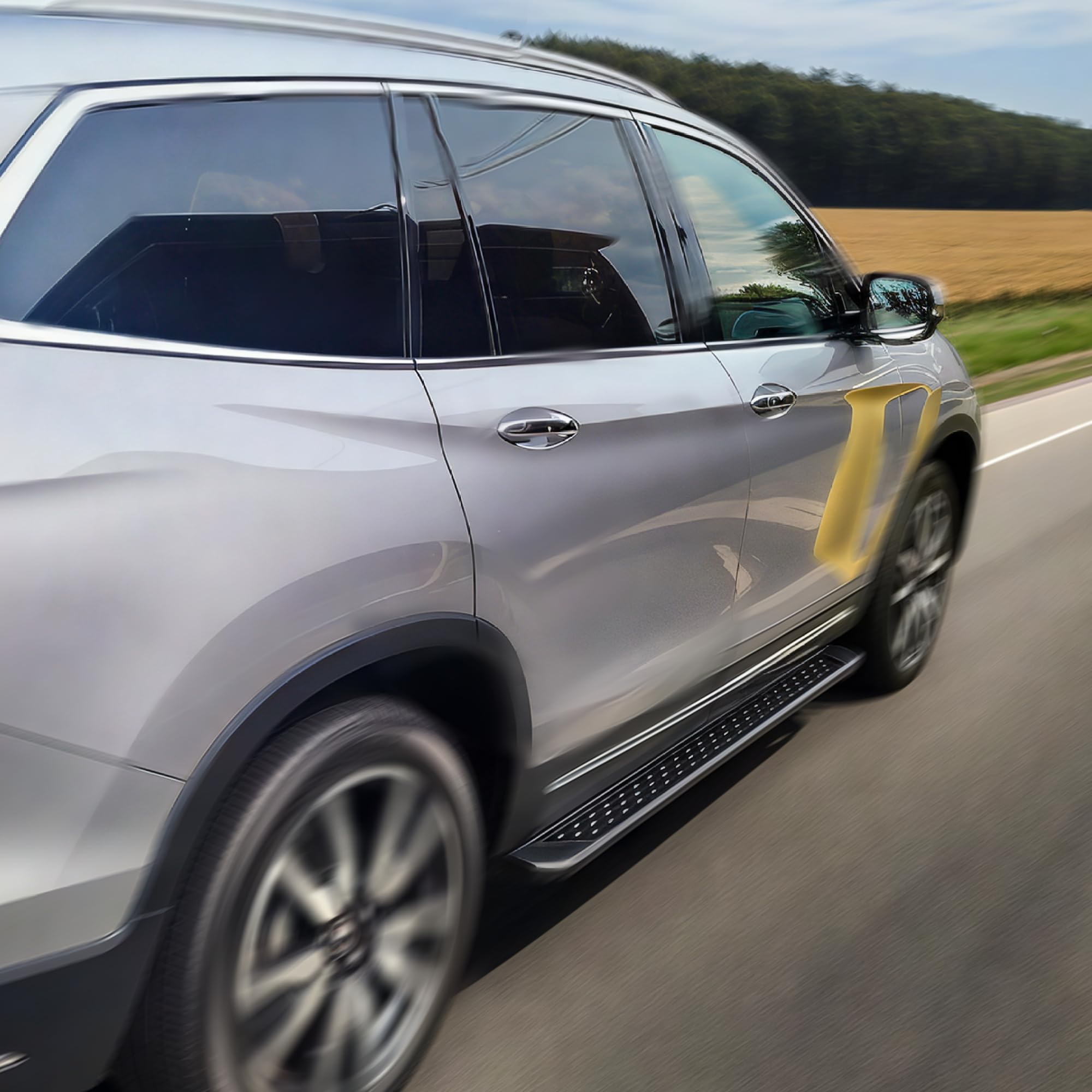 Autosaver88 Running Boards Compatible With 2016-2022 Honda Pilot Suv Aluminum Side Step Nerf Bars Step Rails Sport Utility 4-Doo