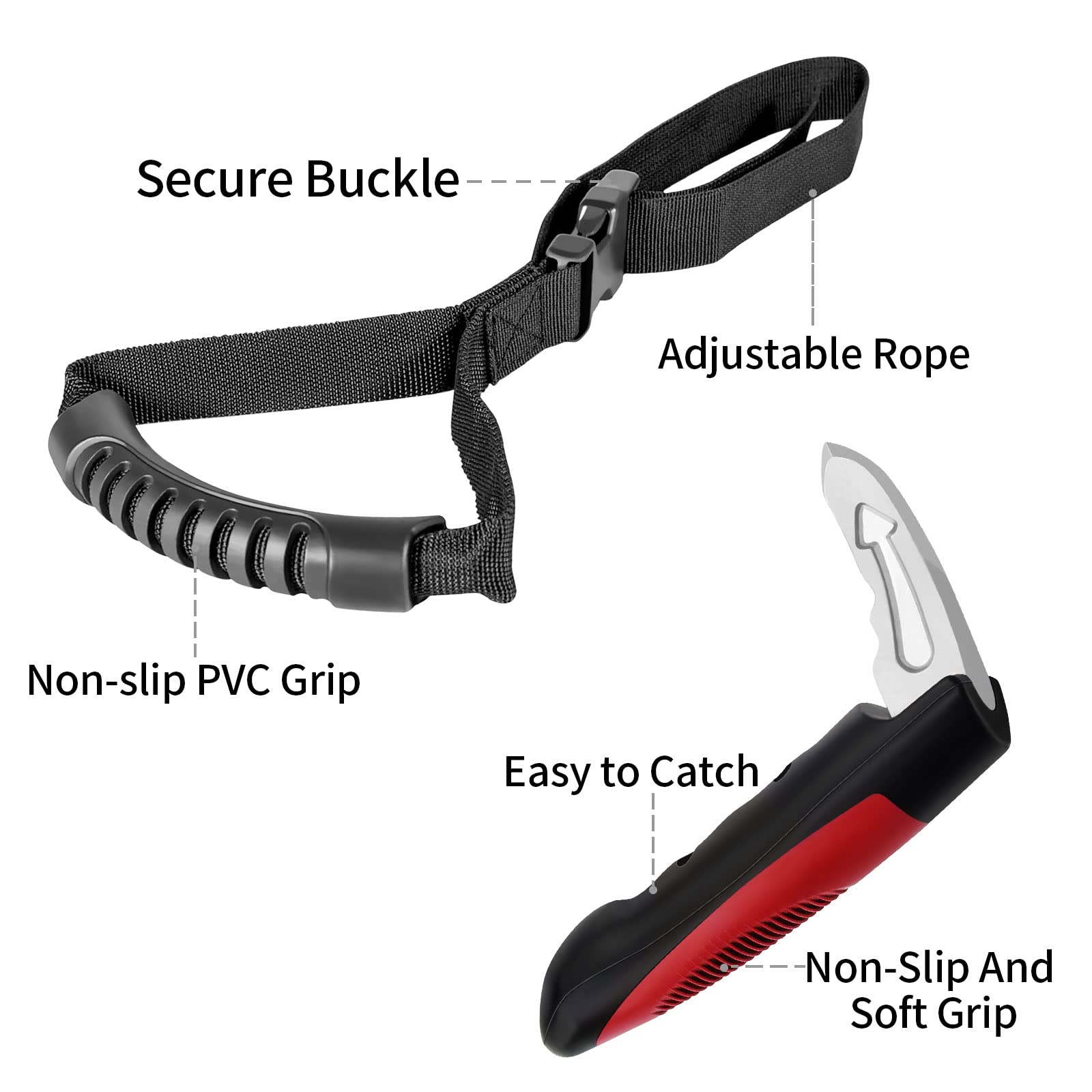 Moskeson Vehicle Support Handles, Car Handle Assist For Elderly Multifunction Car Handle With Window Breaker For Elderly And Han