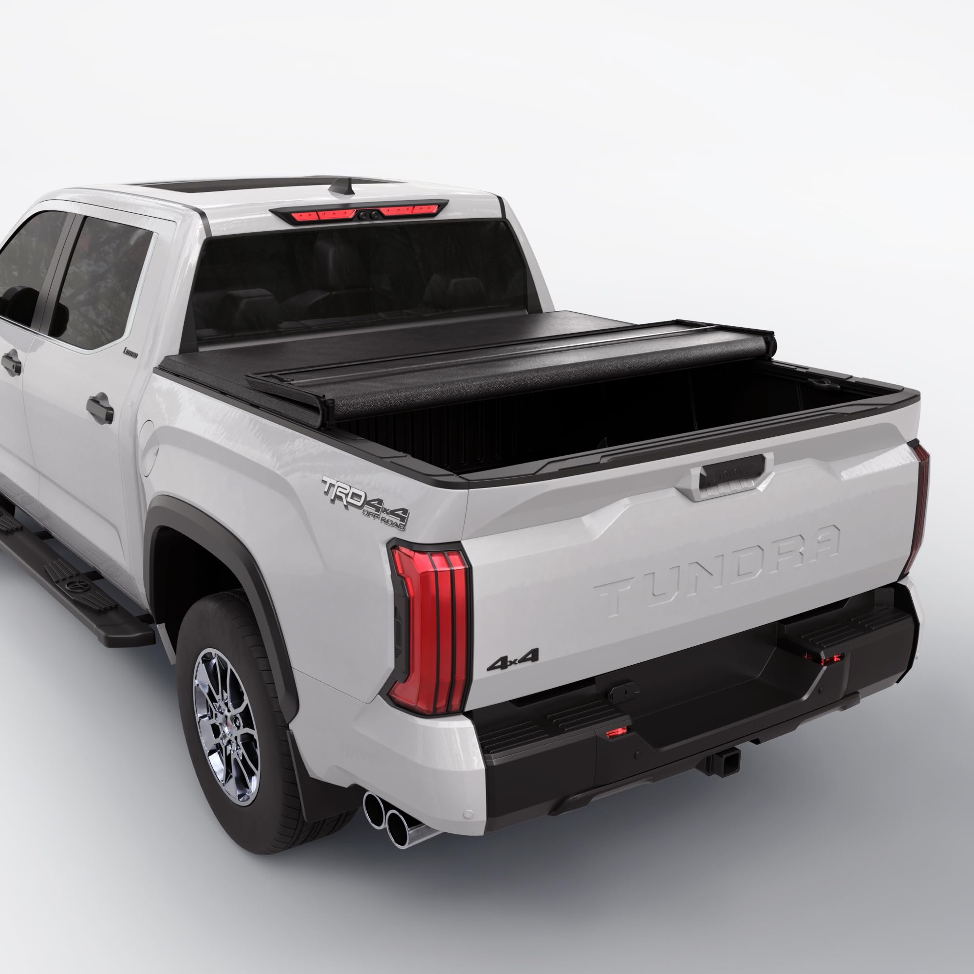 Toptiny Soft Folding Truck Bed Tonneau Cover|Tstf034|Fits 2022-2025 Toyota Tundra 56'' Bed (66'')