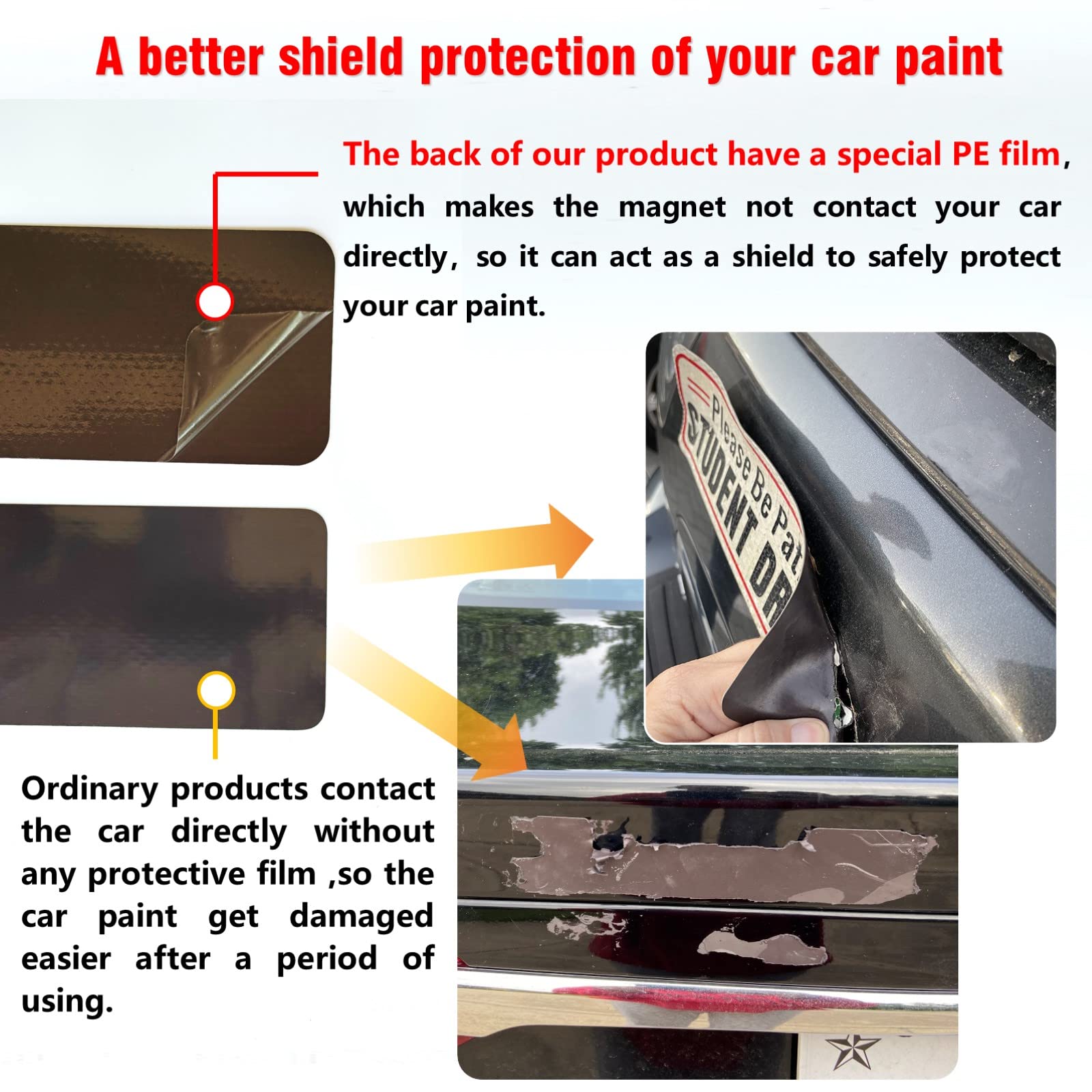 2Pack Delivery Vehicle Car Magnet,Delivery Vehicle Signs For Car,Reflective Delivery Vehicle Magnet For Car,Flex Driver Car Signs