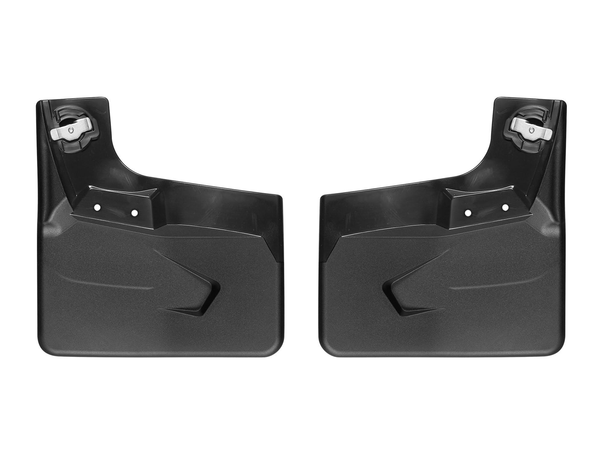 WeatherTech Custom No Drill Splash Guard MudFlaps for Ford Expedition Max, Expedition - Front Pair (110088), Black