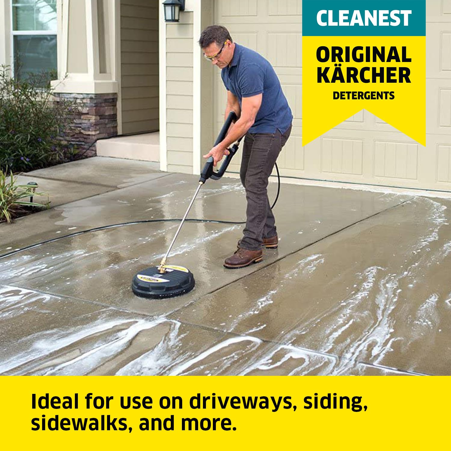 Kärcher - Multi-Purpose Cleaning Soap Concentrate - For Pressure Washers – For All Outdoor Surfaces – 1 Quart