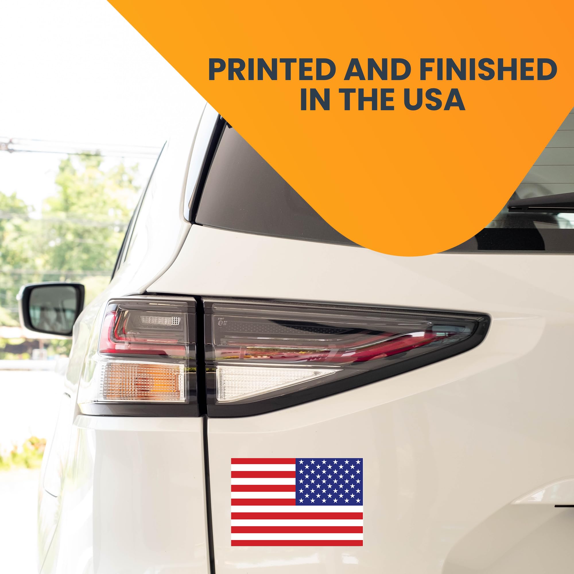 Magnet Me Up Reverse American Flag Decal, 4X6 Inch, Red, White, Blue, Heavy-Duty Automotive Magnet For Car, Truck, Suv, Or Any M