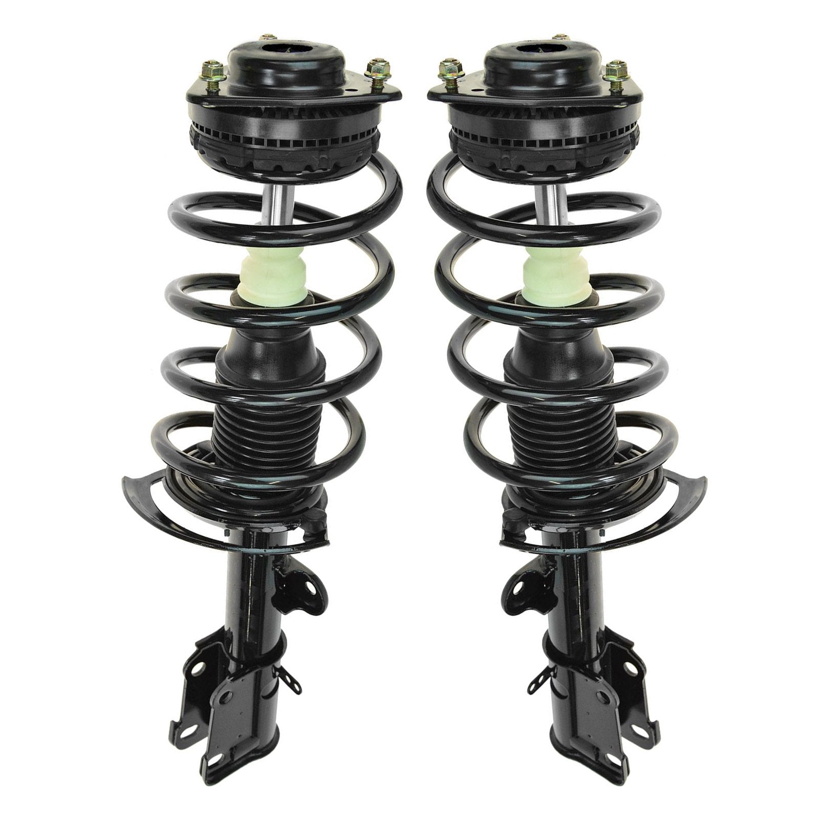 Trq Front Strut & Spring Assembly Set Driver & Passenger Side Compatible With 2008-2016 Chrysler Town & Country 2008-2020 Dodge
