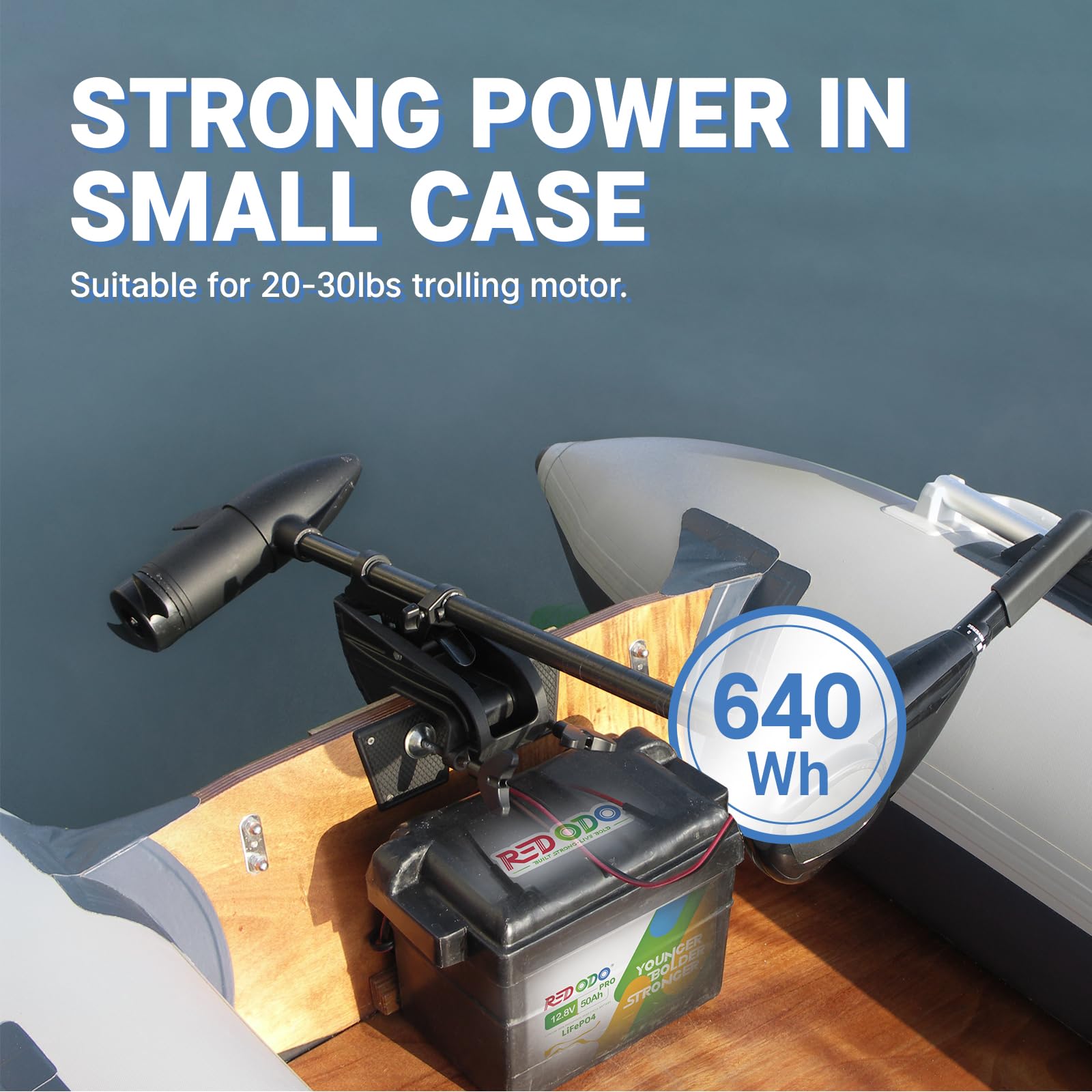 Redodo 12.8V 50Ah Lithium Portable Lifepo4 Battery, Built-In 50A Bms, 4000-8000 Cycles & 10-Year Lifetime, Perfect For Rv, Camper, Security Devices, Etc