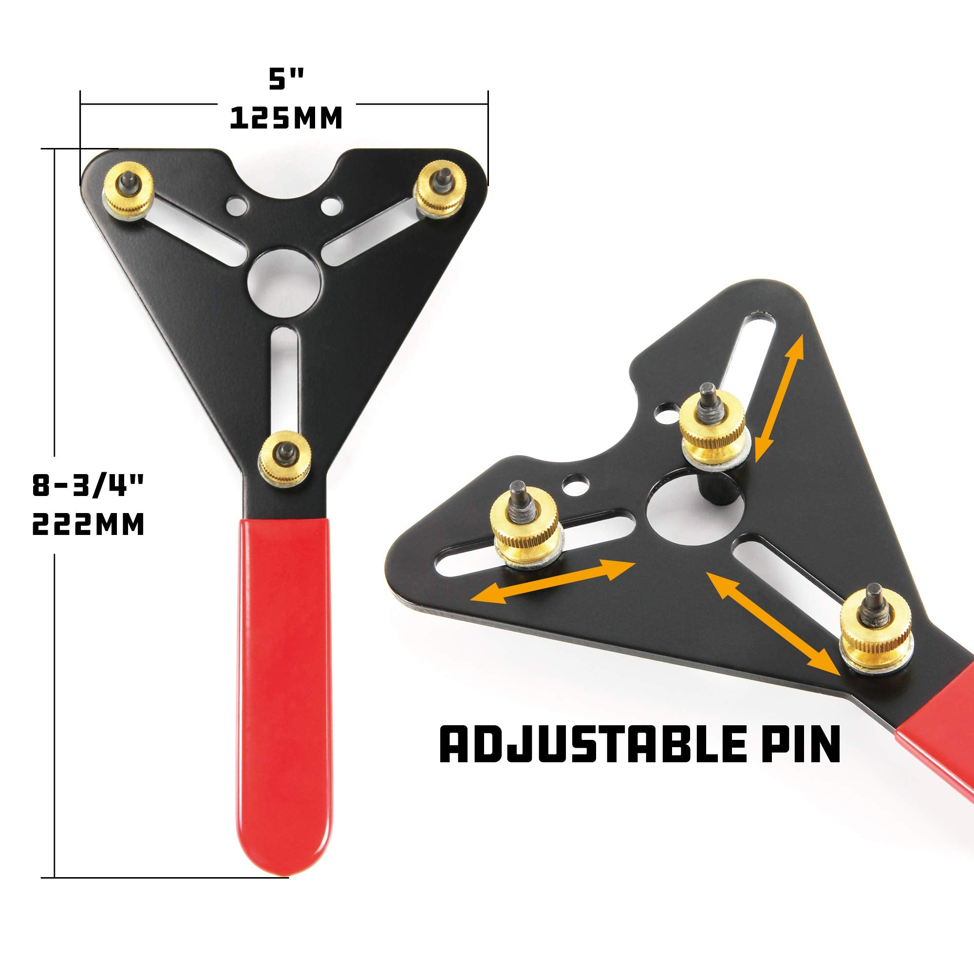 Powerbuilt Air Conditioning Clutch Remove And Install Tool Kit, Ac Compressor Clutches Remover And Installer, Holding Tools, Sto