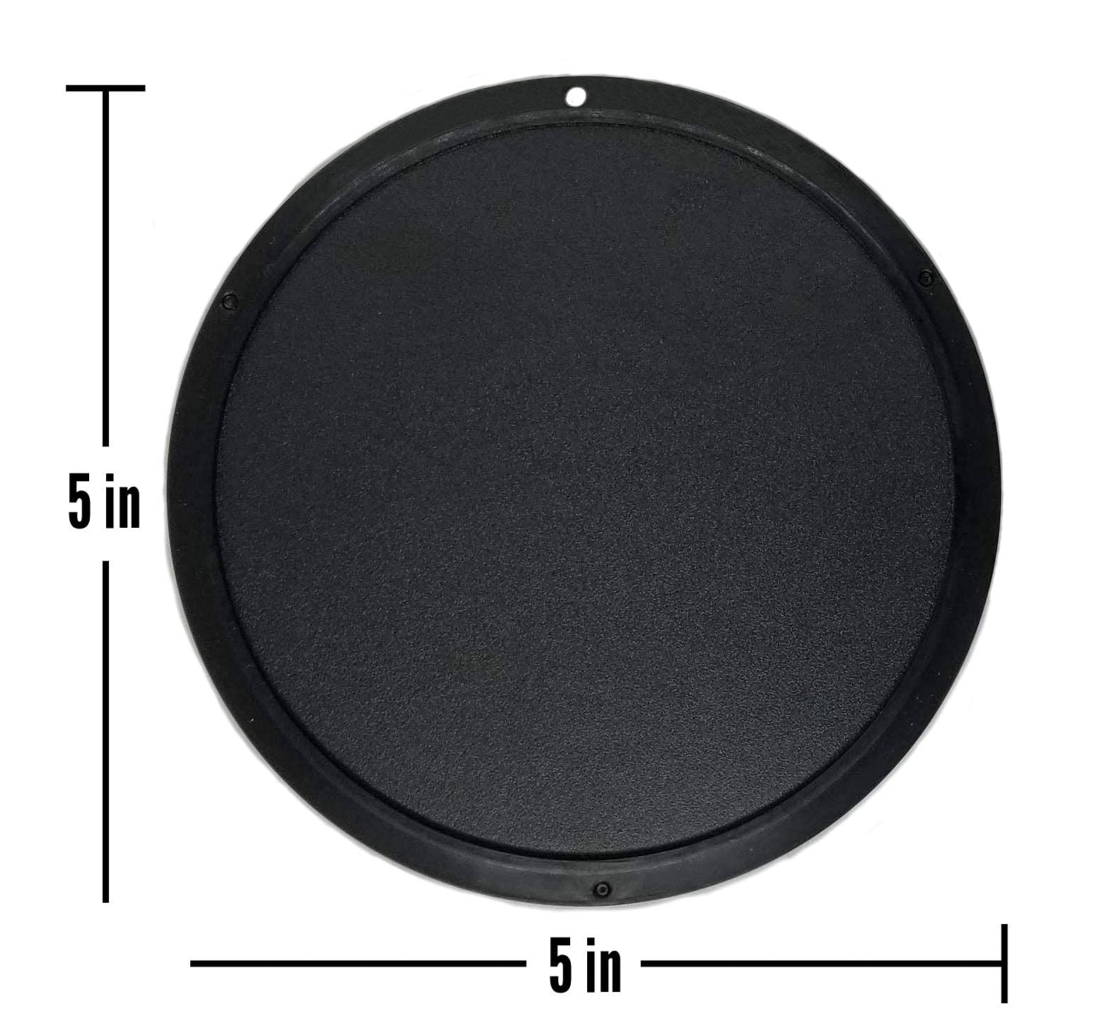 Motobuddy Motorcycle Kickstand Pad - Universal Fit, Large, Black