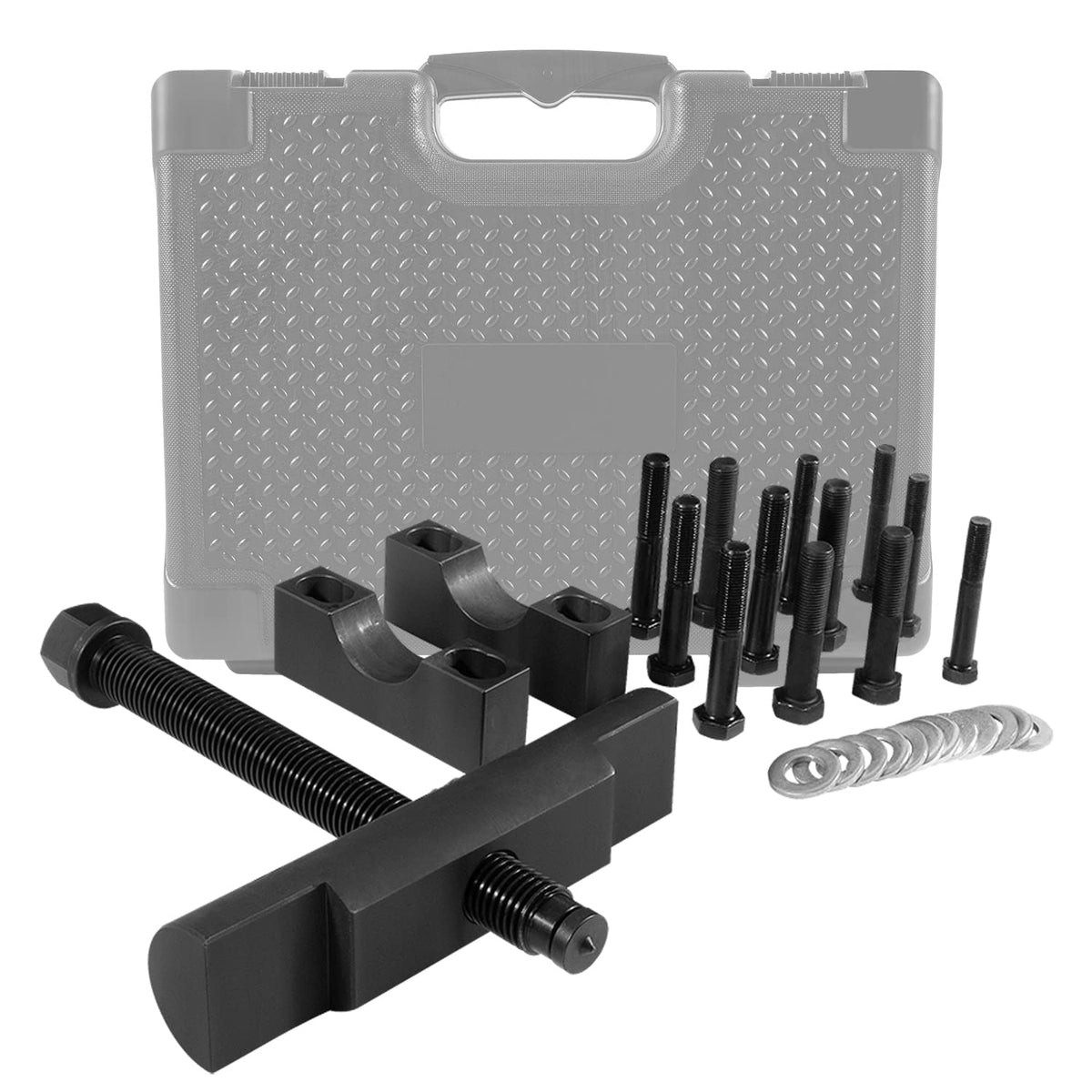 Bonbo 10803 Heavy-Duty Yoke Puller Kit Semi Truck Yoke Remover Tool Kit, Use For Commercial Trucks, Works For Class 6-8 Trucks A