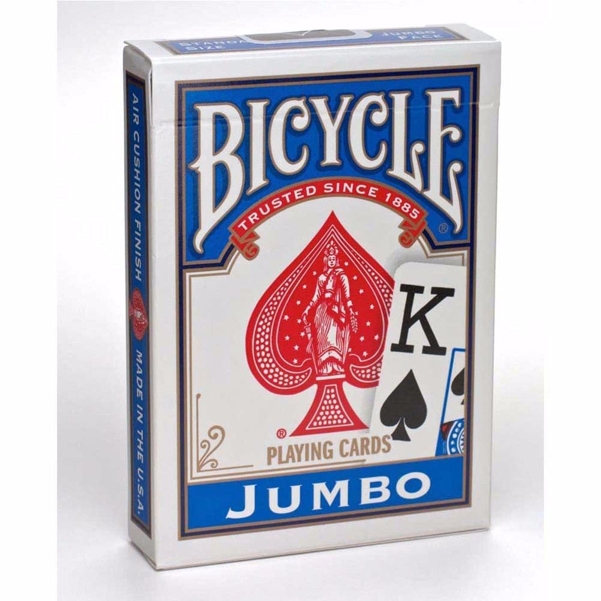 Bicycle Poker Size Jumbo Index Playing Cards (Blue Or Red)