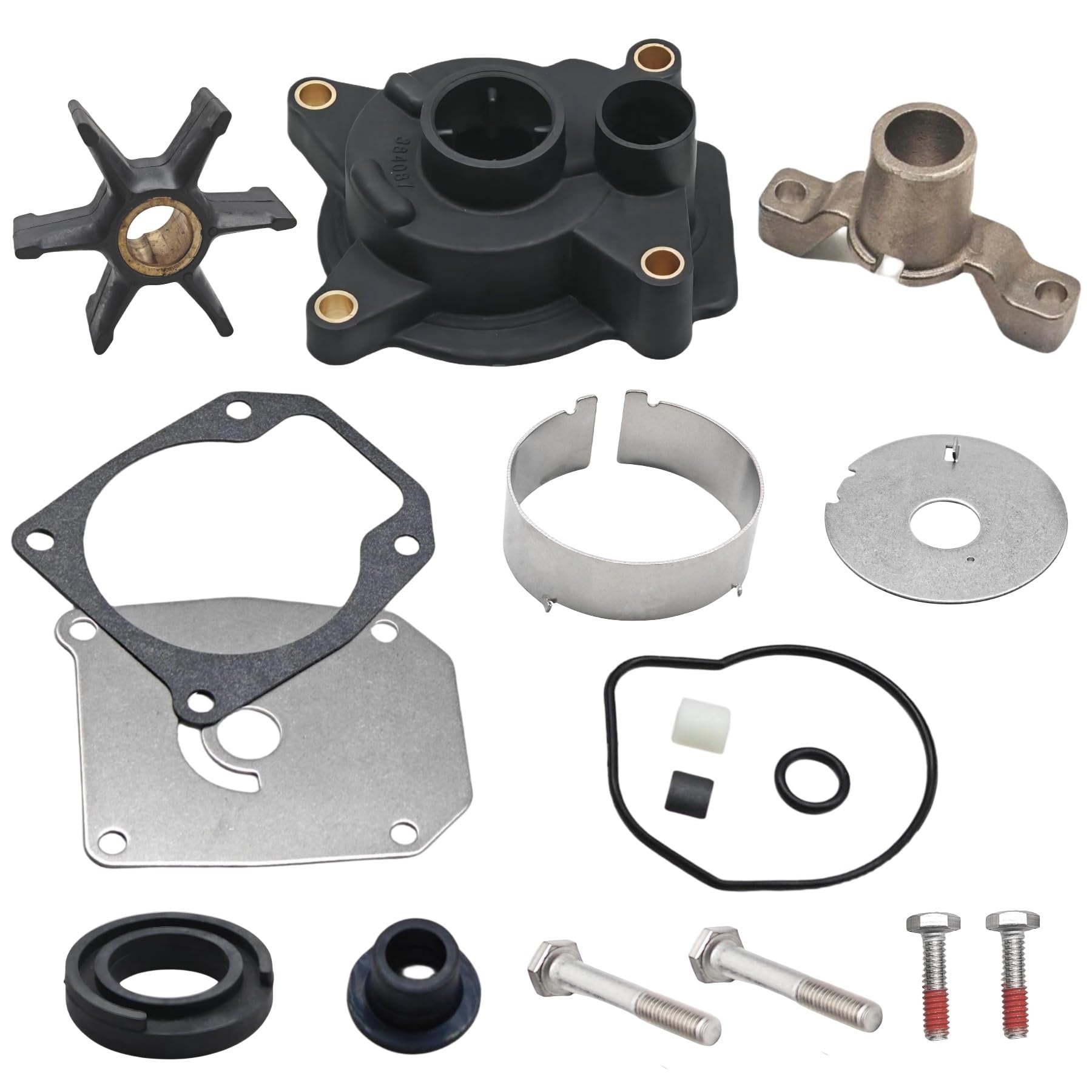 Ghmarine 439077 Water Pump Impeller Kit For Johnson Evinrude 35 40 45 48 50 55 60 Hp Outboard Models With Housing 396933 390770