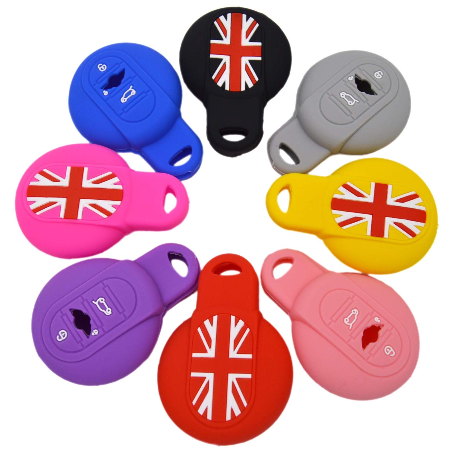 Silicone Key Fob Cover Protector for Mini Cooper Countryman Clubman JWC F54 F55 F56 F57 F60 2015 to 2025 Remote