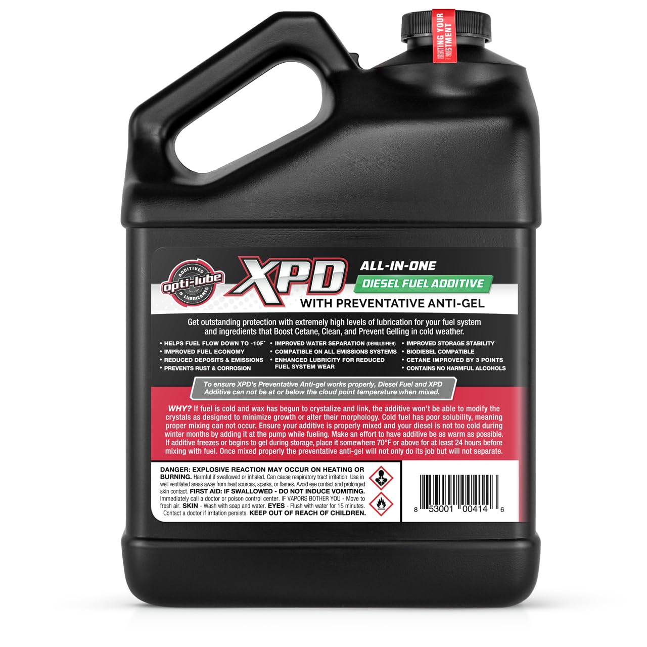 Opti-Lube Xpd All-Season Diesel Fuel Additive - Gallon (4 Gallons (Treats 2048 Gallons))