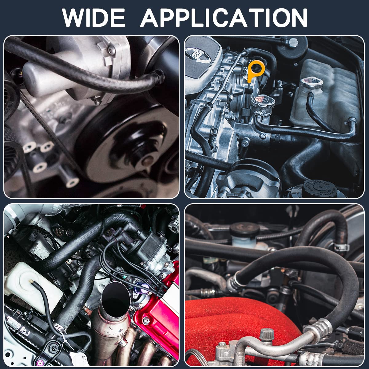 5/16 Inch Id Nbr Rubber Hose, Fuel Hose Line Transfer Hose For Small Engine Black 5 Feet