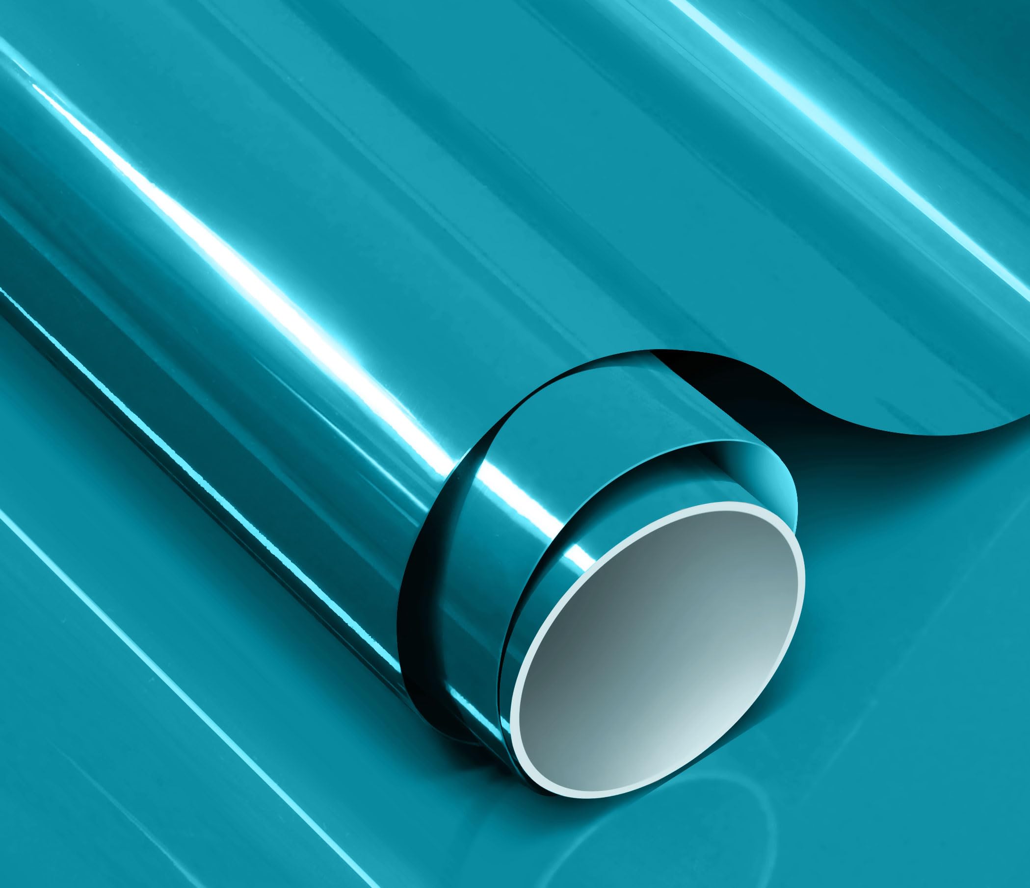 Colorfusion Ppf By Vvivid, Gloss Miami Lagoon Blue Dry Apply Ppf Vinyl Car Wrap Roll 6Ft X 5Ft