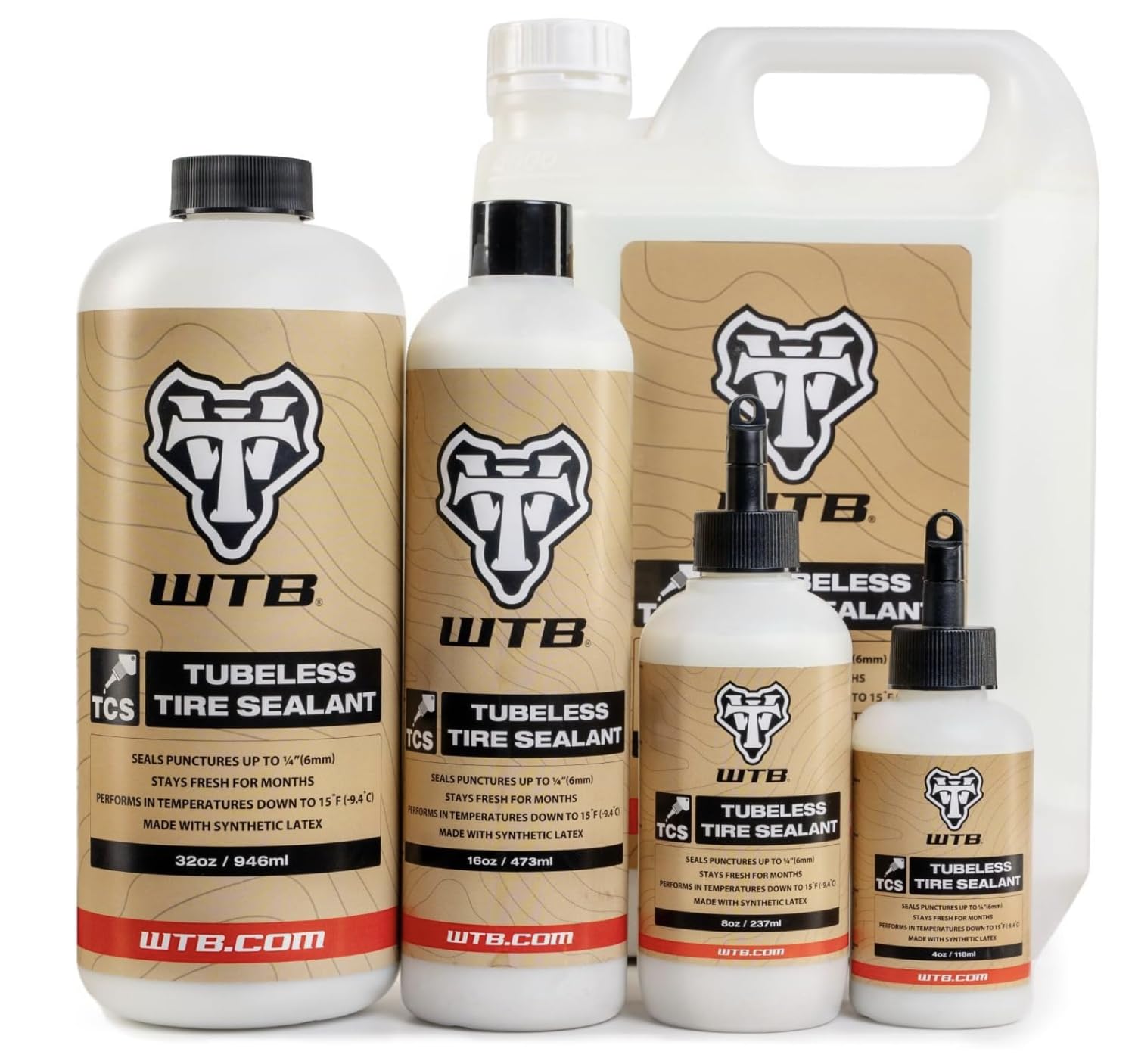 WTB Tubeless Bicycle Tire Sealant (8 oz) Quick Seal for Punctures up to 6mm, All Conditions