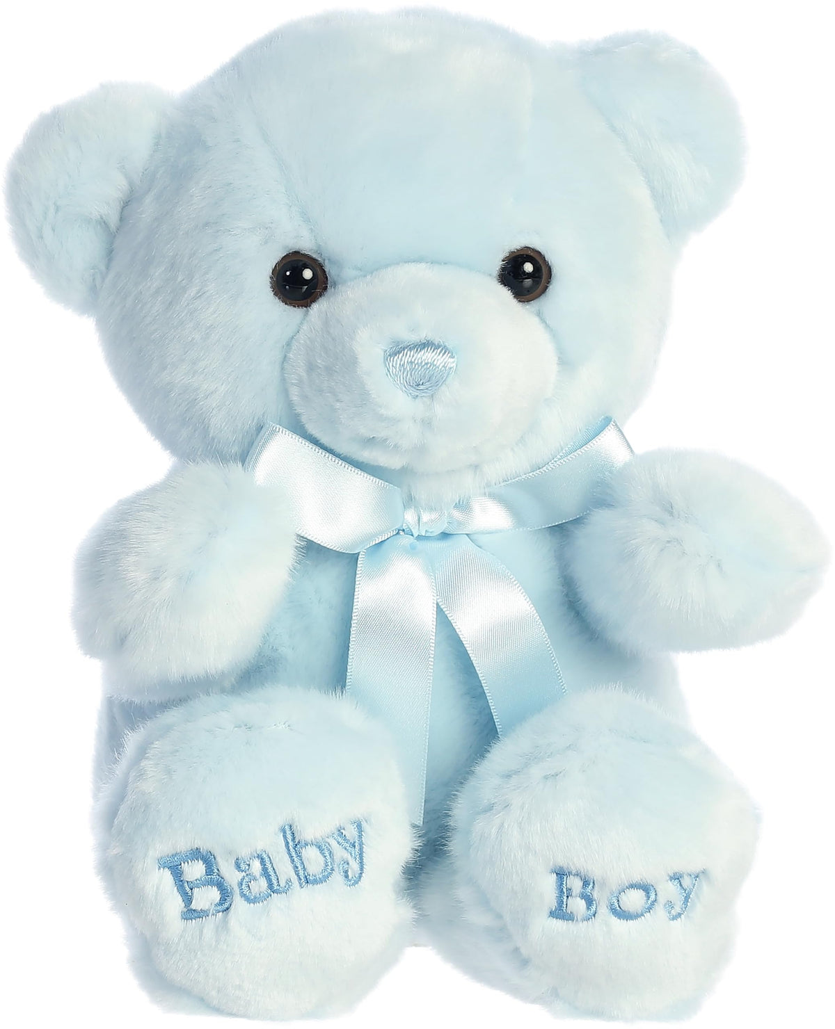 Aurora Snuggly Comfy Bear Baby Stuffed Animal - Comforting Companion - Imaginative Play - Blue 10 Inches