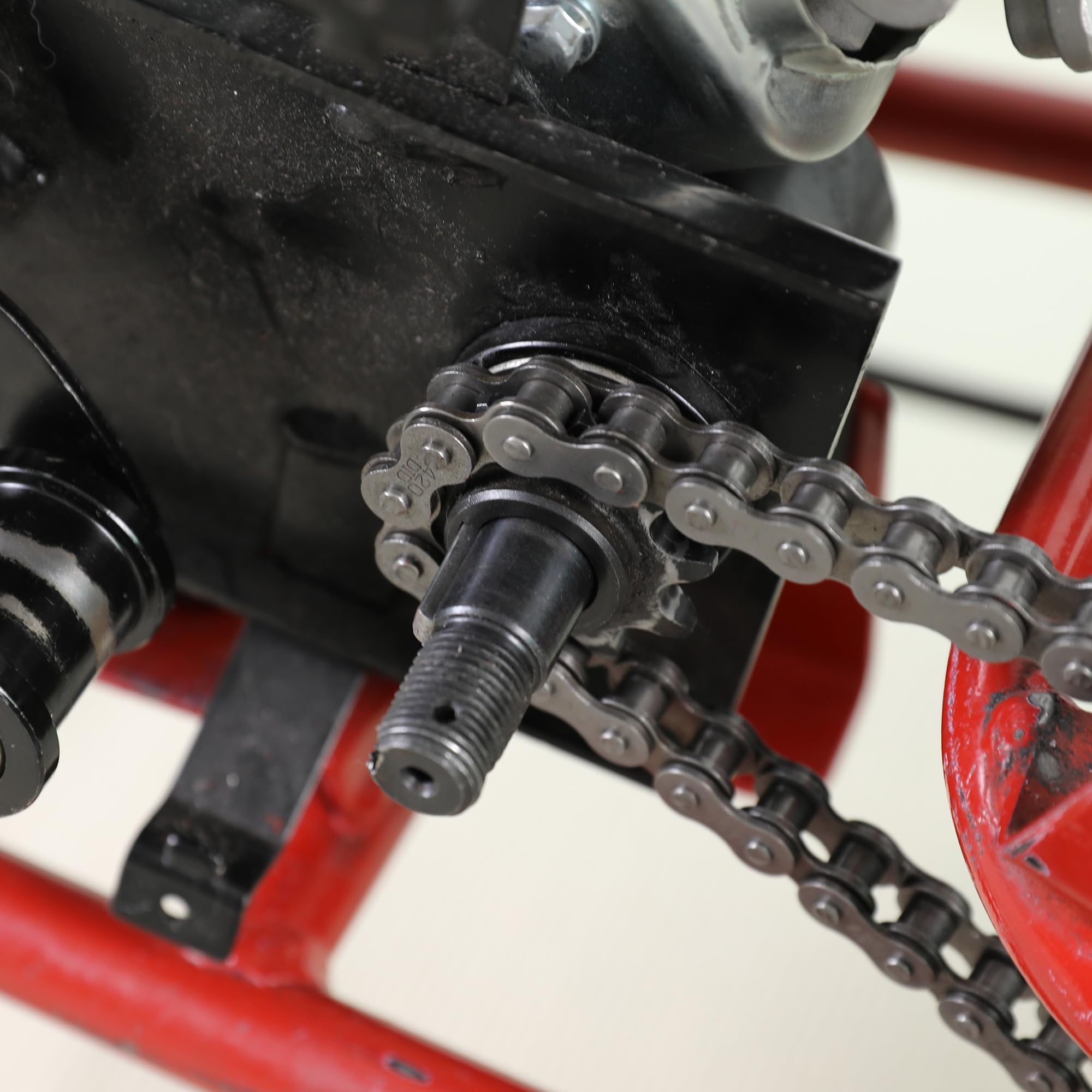 GREHUA 40 41 420 Chain Sprocket 10 Tooth 5/8'' Bore 3/16'' Keyway for Coleman CT200U BT200X CT200U-EX KT196 200cc Trailmaster XR