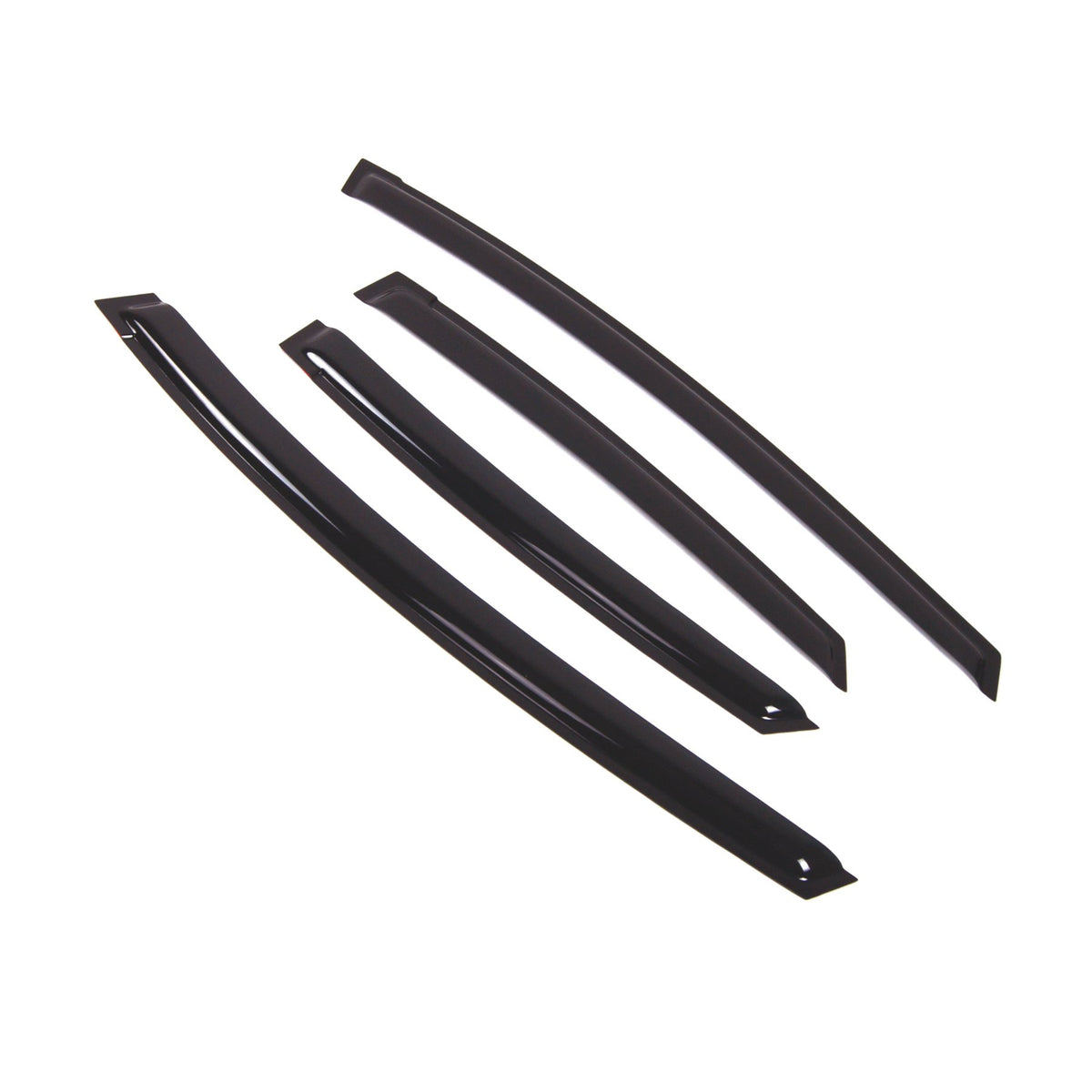 Tuningpros Outside Mount Window Vent Visors Rain Guards Compatible With Toyota Prius 2010-2015 | Side Window Wind Deflectors Rai