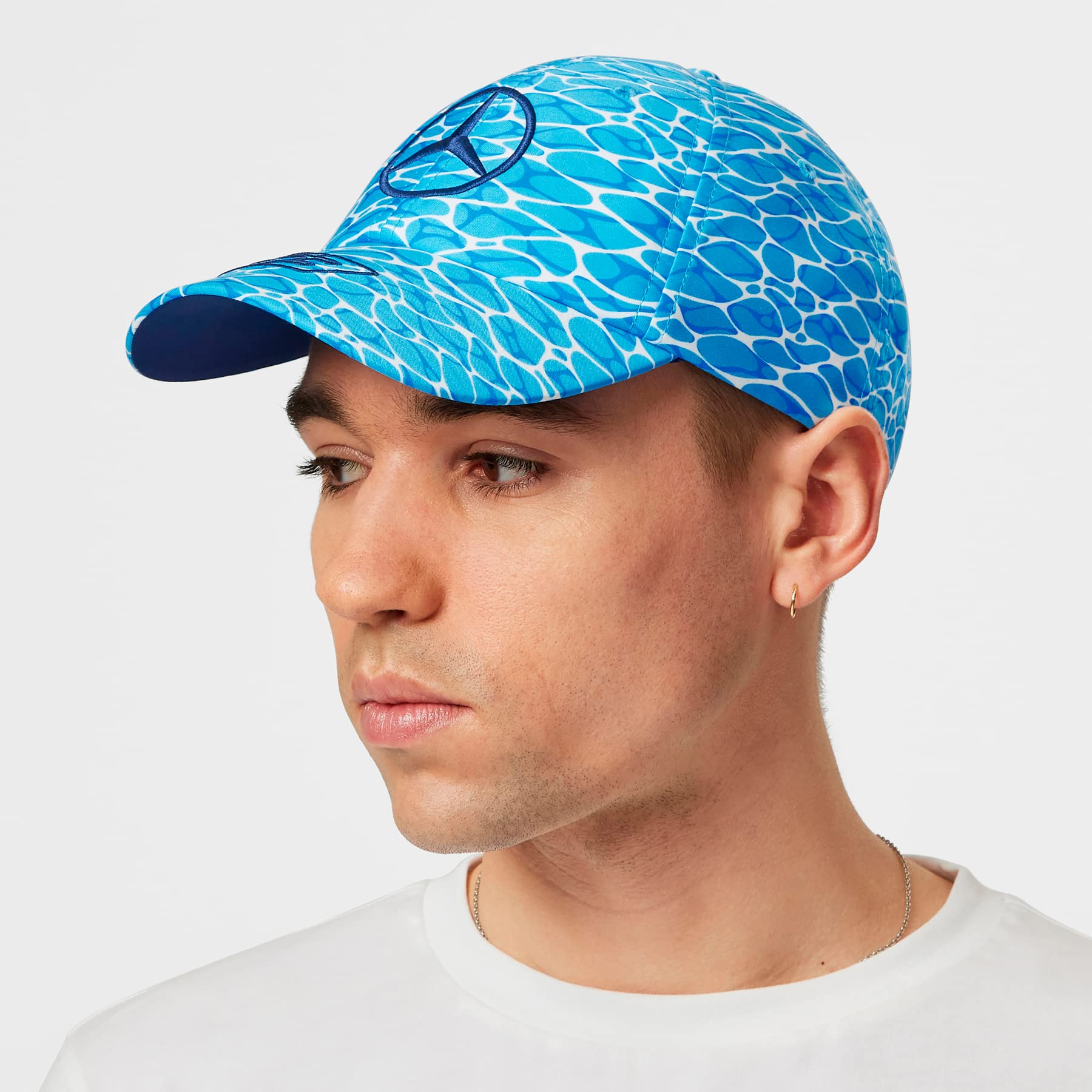Mercedes Amg Petronas Formula One Team - George Russell Special Edition No Diving Hat - Blue - One Size