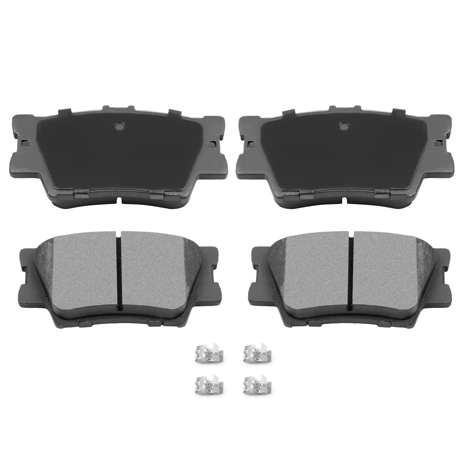 Automuto 4Pcs Rear Ceramic Disc Brake Pads Set D1212 For Lexus Es300H Es350 Hs250H For Pontiac Vibe For Toyota Avalon For Camry