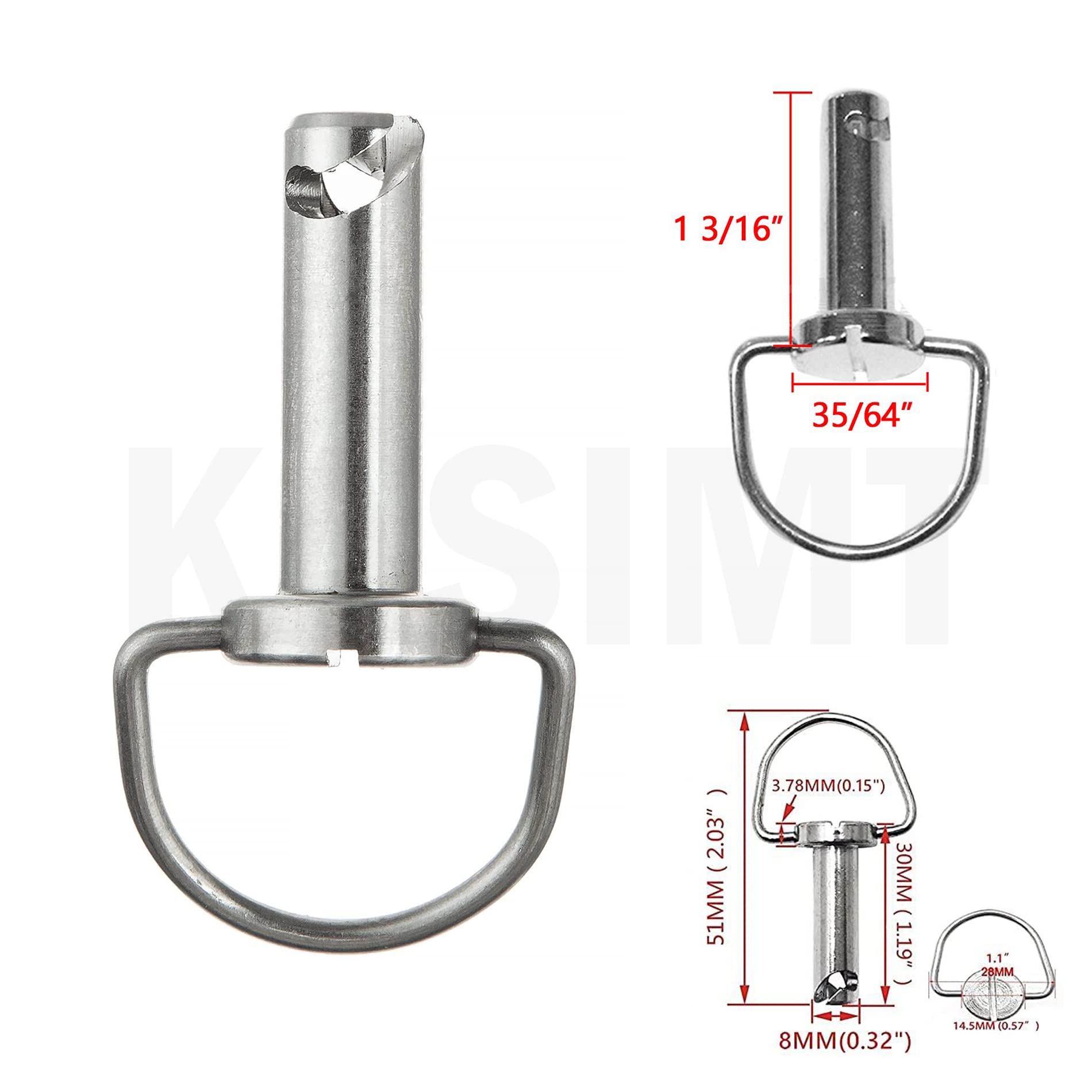 Tcmi Harley Saddlebag Mounting Pin Bolts, Motorcycle Saddle Bag Fasteners Pins For Harley Davidson Touring Softail Road King Electra Street Glide All Year