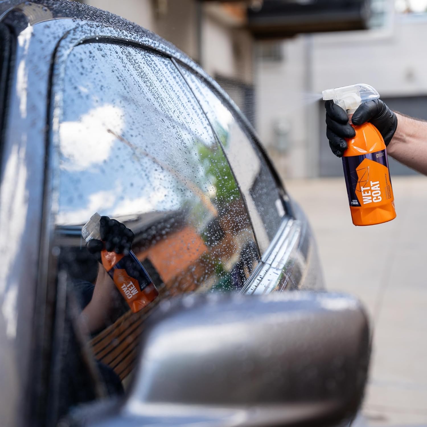 Gyeon Wet Coat 1000Ml - Hydrophobic Ceramic Spray Coating For Cars - High Gloss Solutions For Your Car Paint Wheels And Glass -