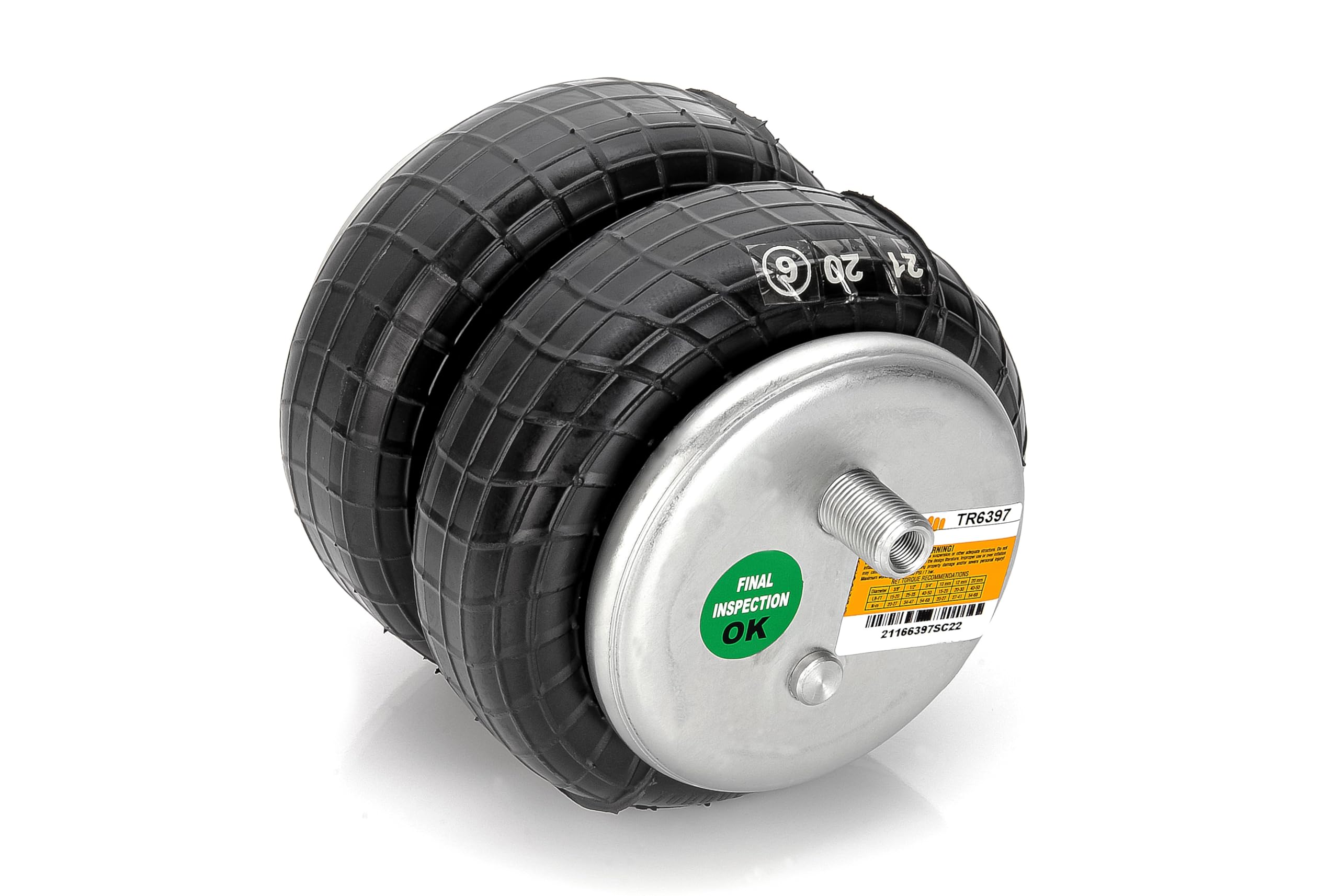 TORQUE 6397 Air Bag Replacement for 6397 Firestone Ride Rite Air Bags and Torque Airbag Suspension Kits (Replaces Firestone 6397 Replacement Air Bag Airbag Air Spring) (TR6397)